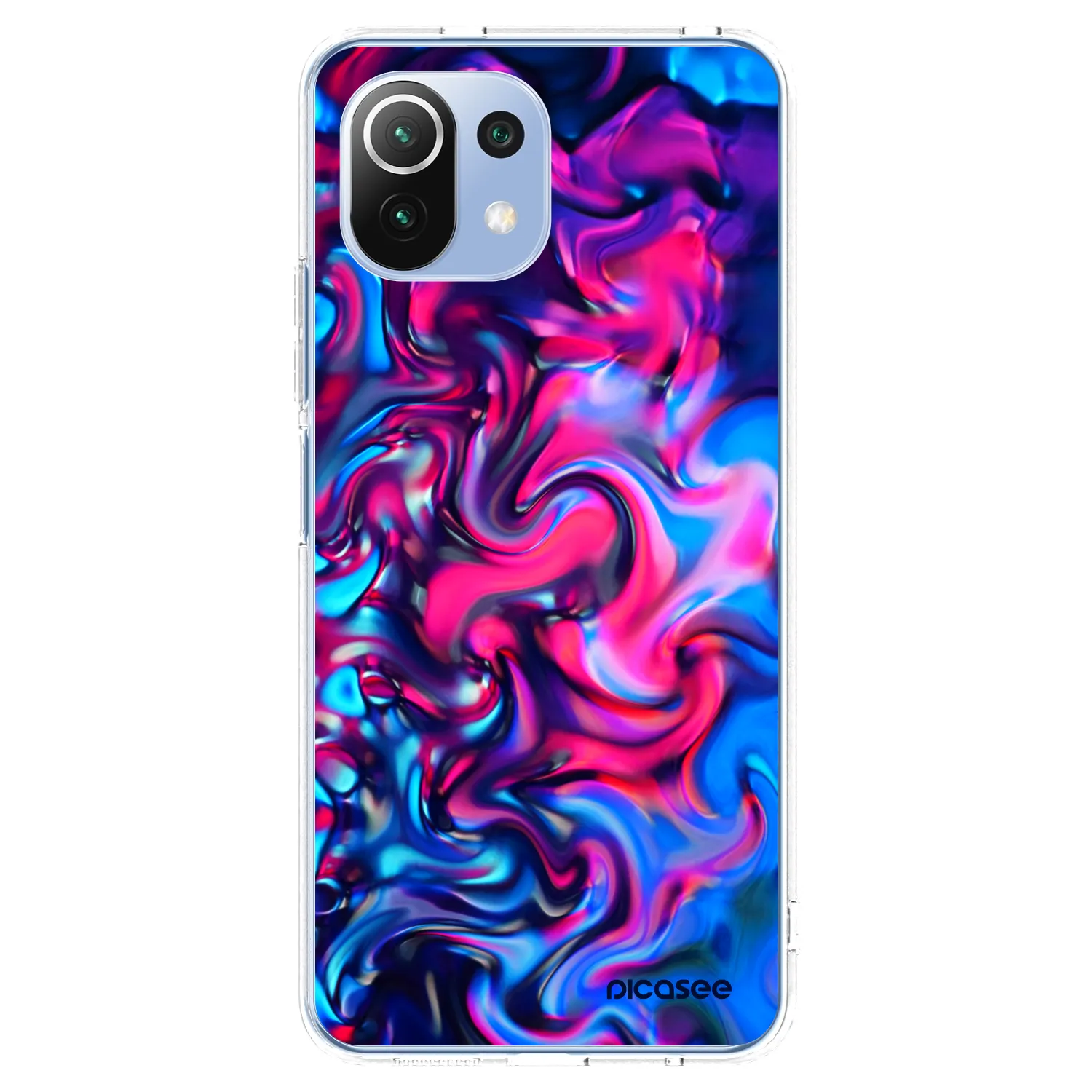 Picasee átlátszó szilikon tok az alábbi mobiltelefonokra Xiaomi Mi 11 Lite - Redlight