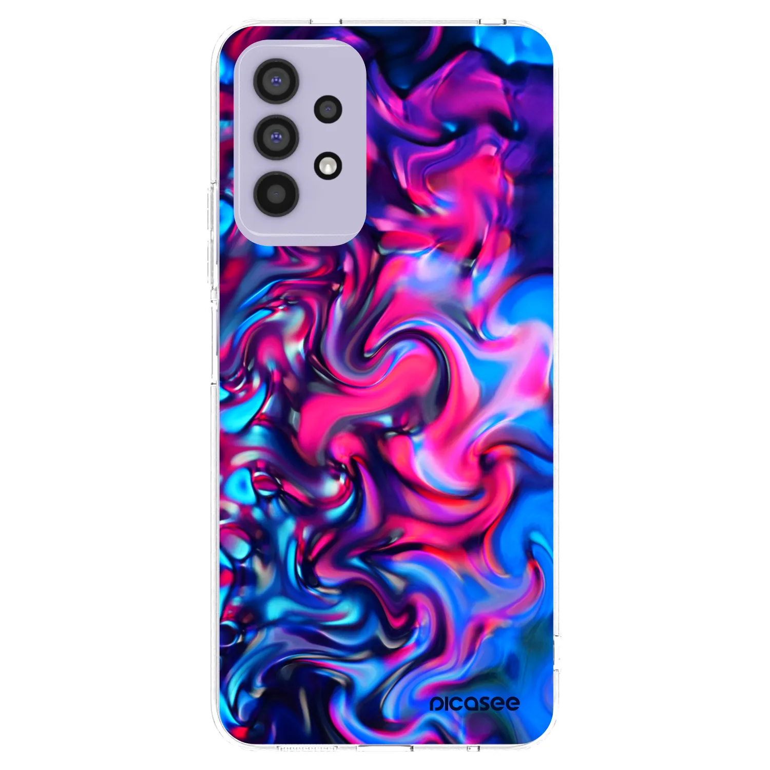 Picasee átlátszó szilikon tok az alábbi mobiltelefonokra Samsung Galaxy A32 4G SM-A325F - Redlight