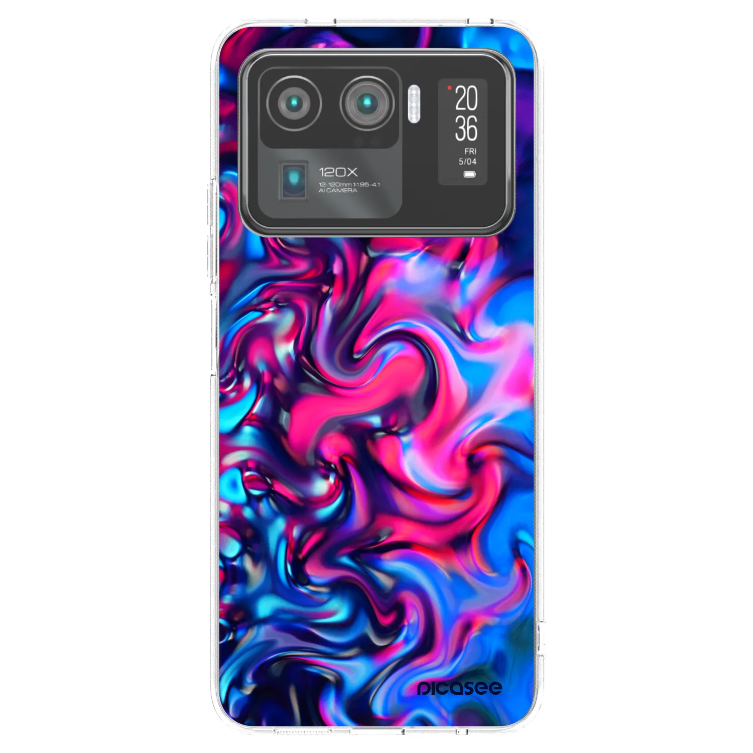 Picasee átlátszó szilikon tok az alábbi mobiltelefonokra Xiaomi Mi 11 Ultra - Redlight