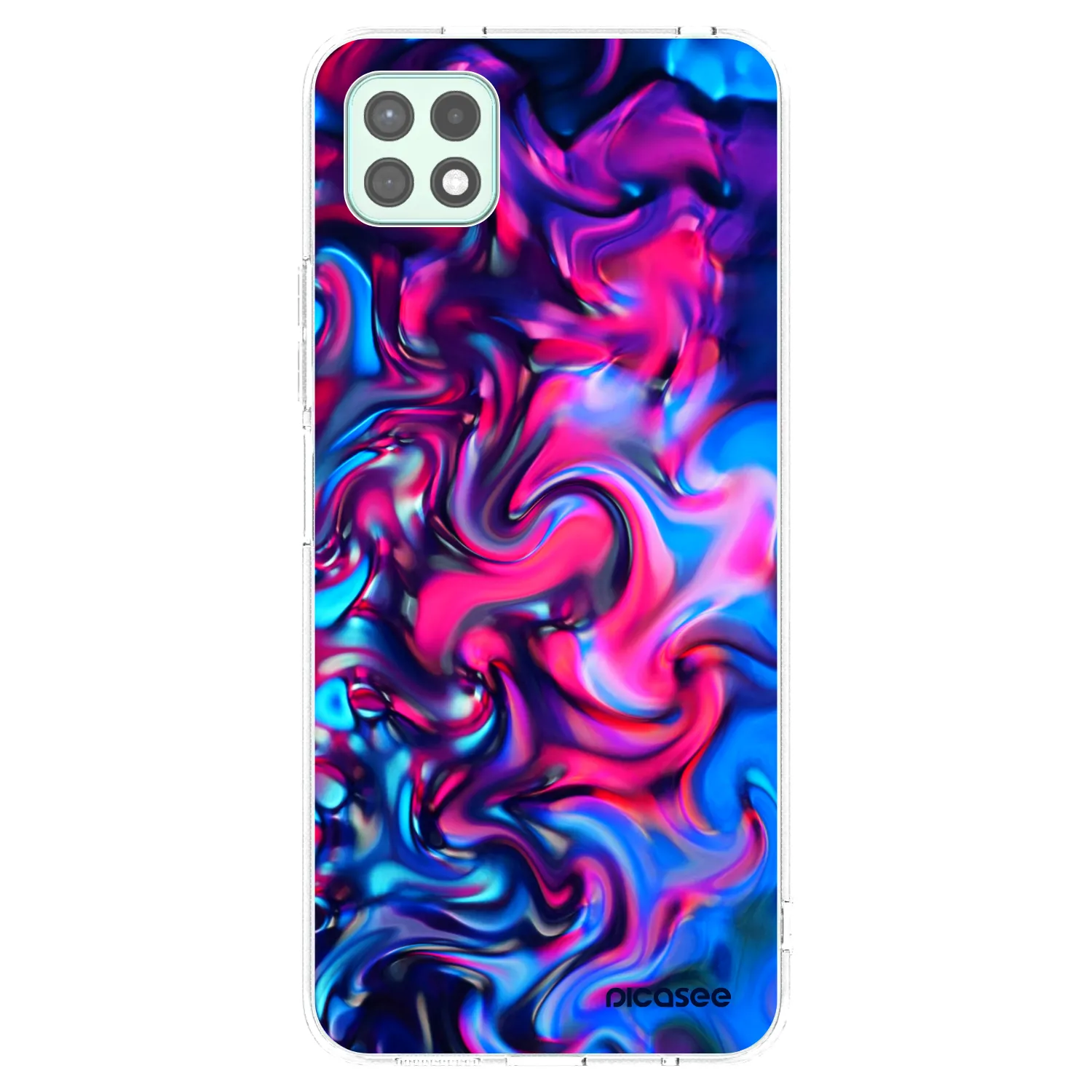 Picasee átlátszó szilikon tok az alábbi mobiltelefonokra Samsung Galaxy A22 A226B 5G - Redlight