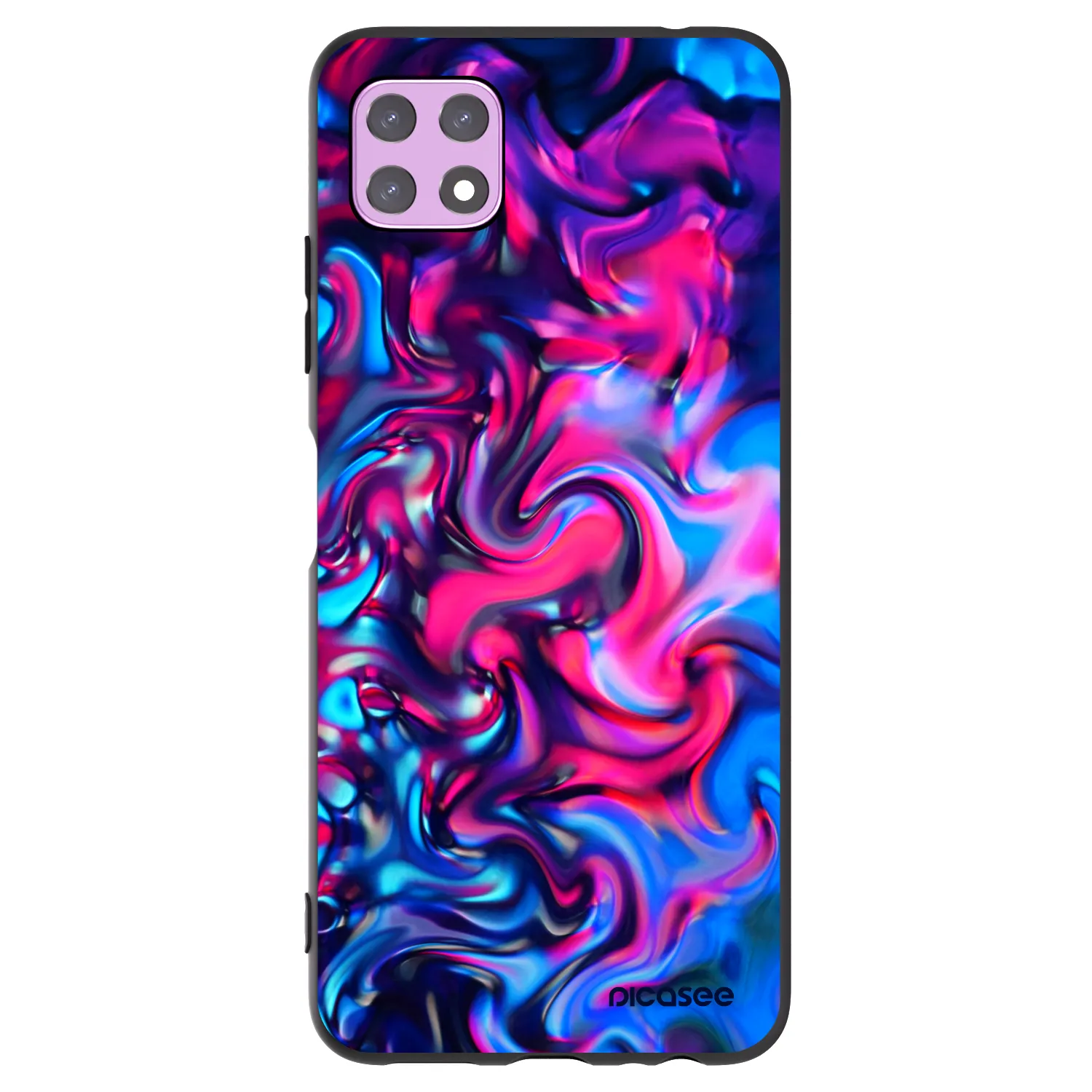 Picasee fekete szilikon tok az alábbi mobiltelefonokra Samsung Galaxy A22 A226B 5G - Redlight