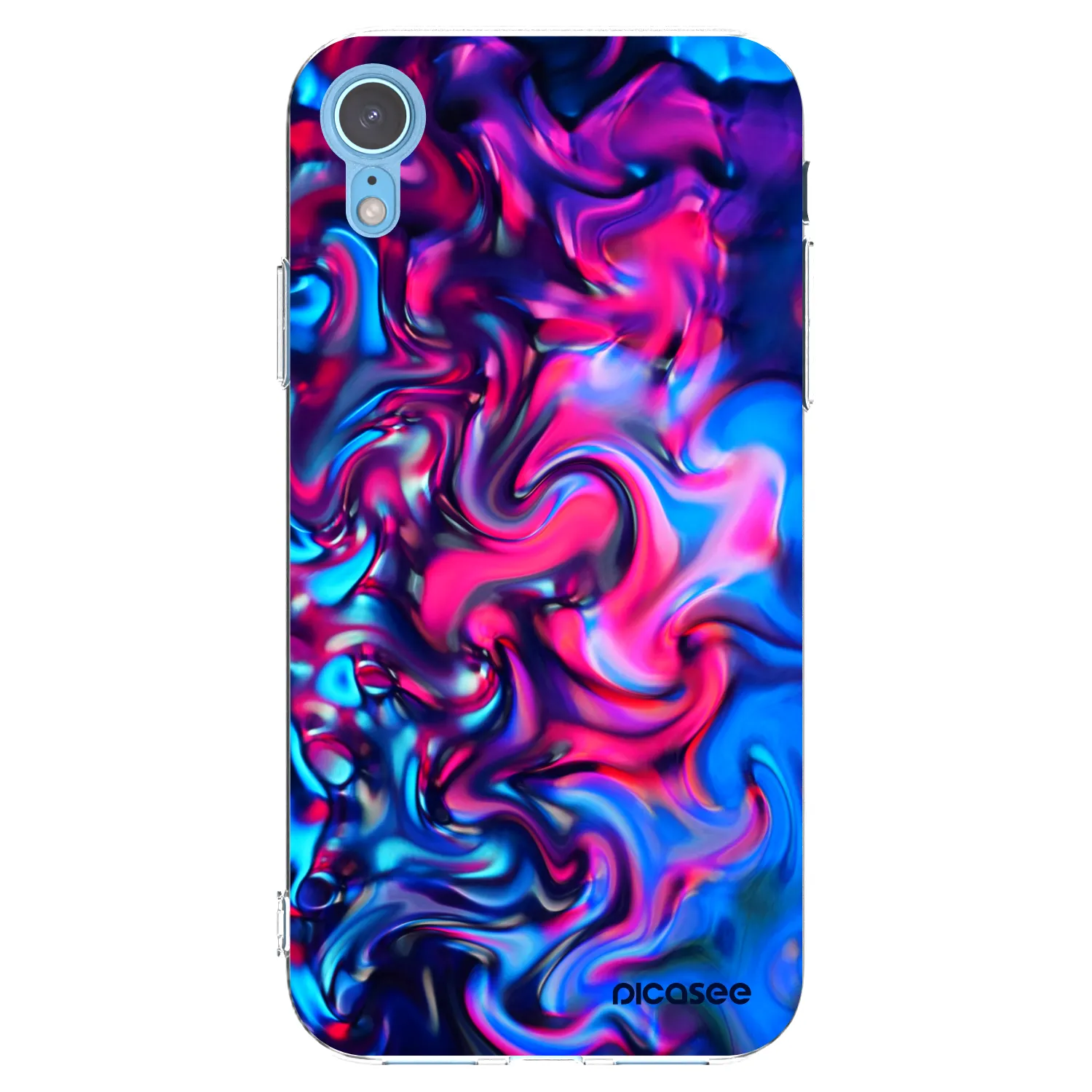 Picasee átlátszó szilikon tok az alábbi mobiltelefonokra Apple iPhone XR - Redlight