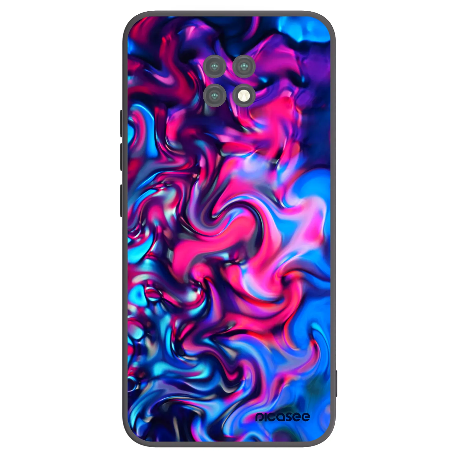 Picasee fekete szilikon tok az alábbi mobiltelefonokra Xiaomi Redmi Note 9T - Redlight