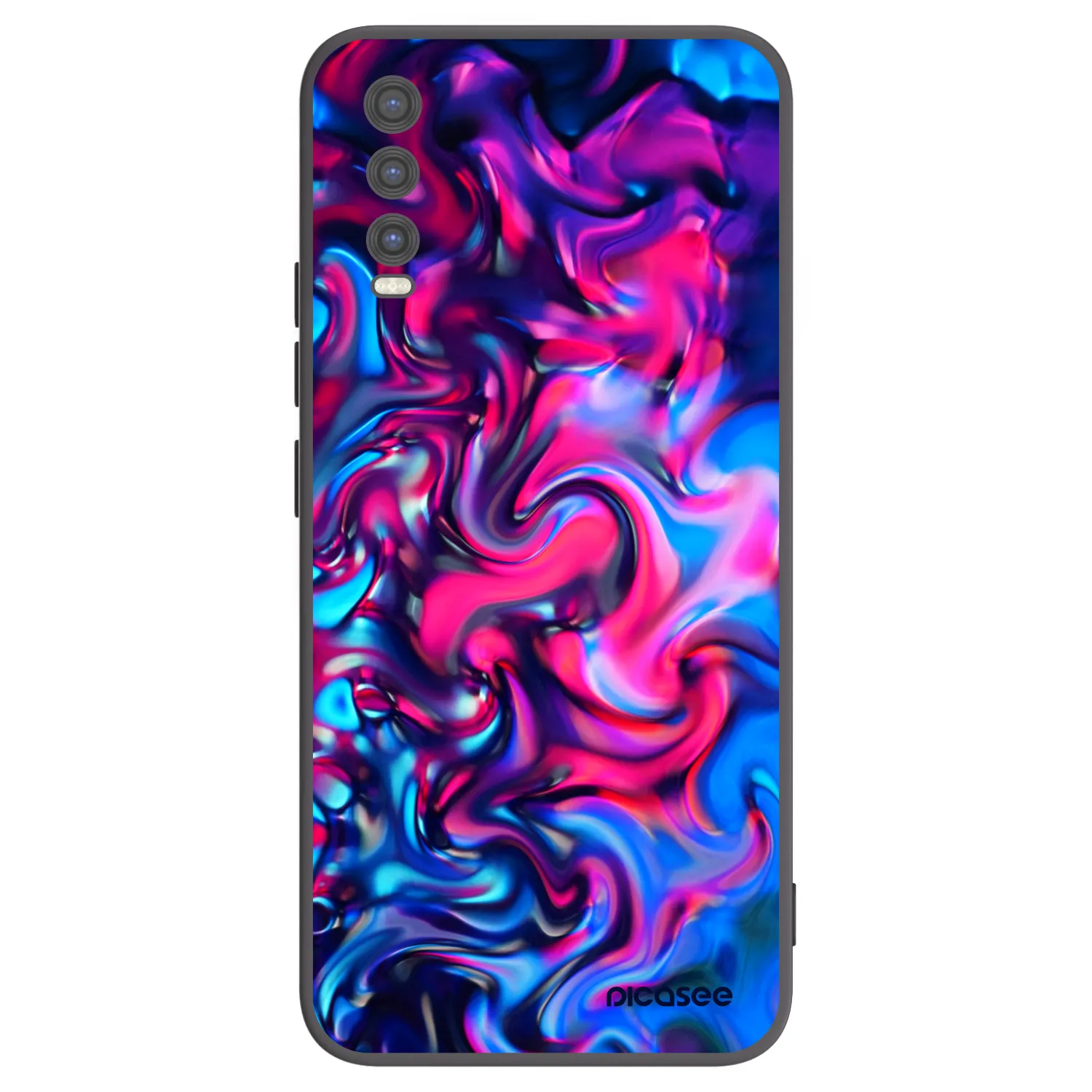 Picasee fekete szilikon tok az alábbi mobiltelefonokra Vivo Y20s - Redlight