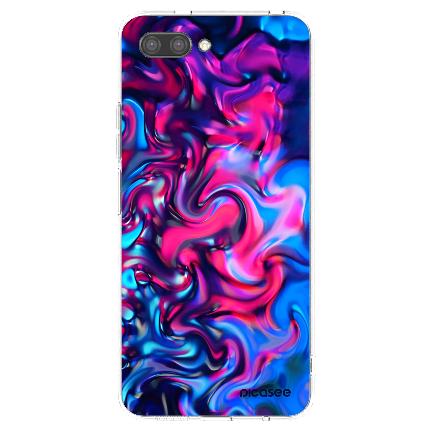 Picasee átlátszó szilikon tok az alábbi mobiltelefonokra Honor 10 - Redlight