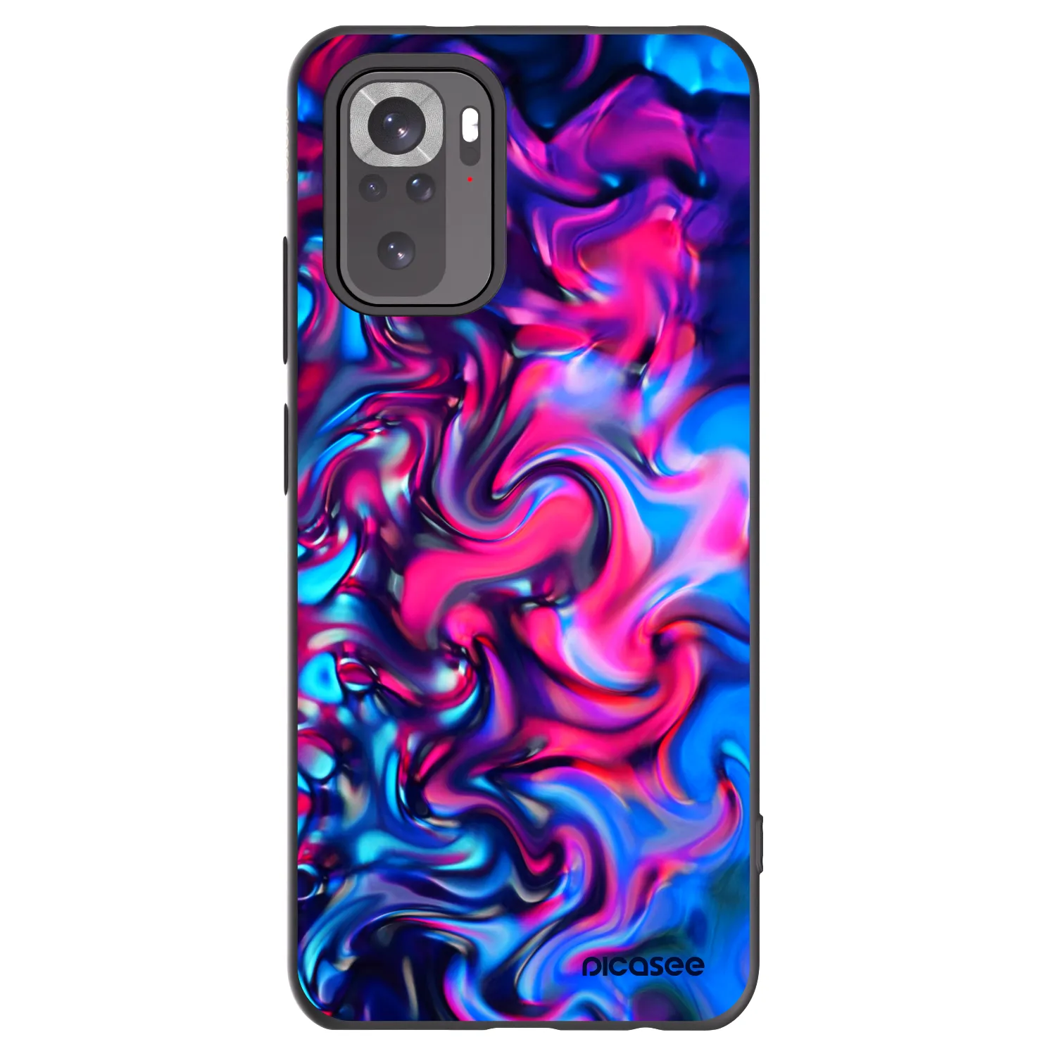 Picasee fekete szilikon tok az alábbi mobiltelefonokra Xiaomi Redmi Note 11S 4G - Redlight