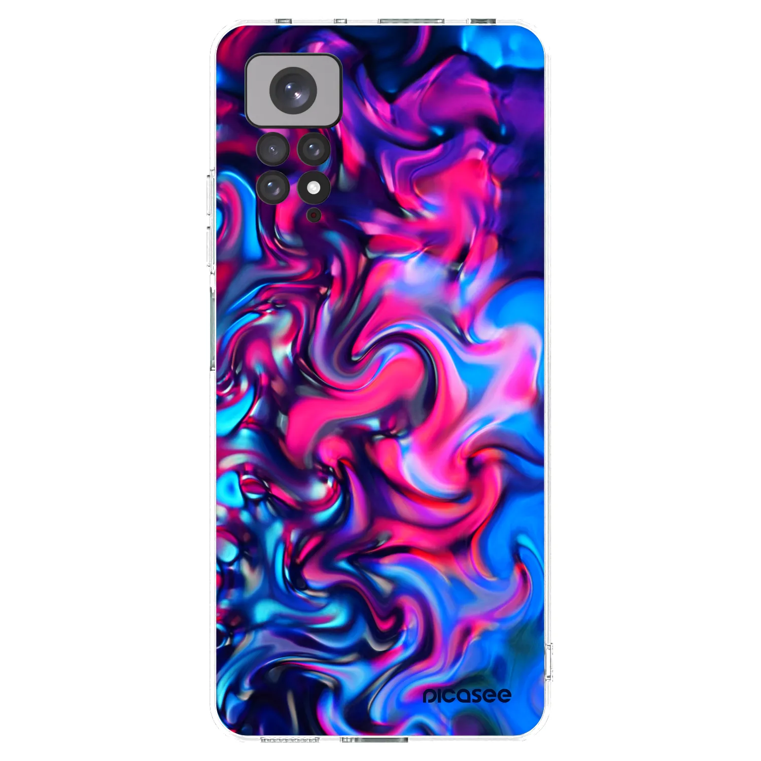 Picasee átlátszó szilikon tok az alábbi mobiltelefonokra Xiaomi Redmi Note 11S 4G - Redlight