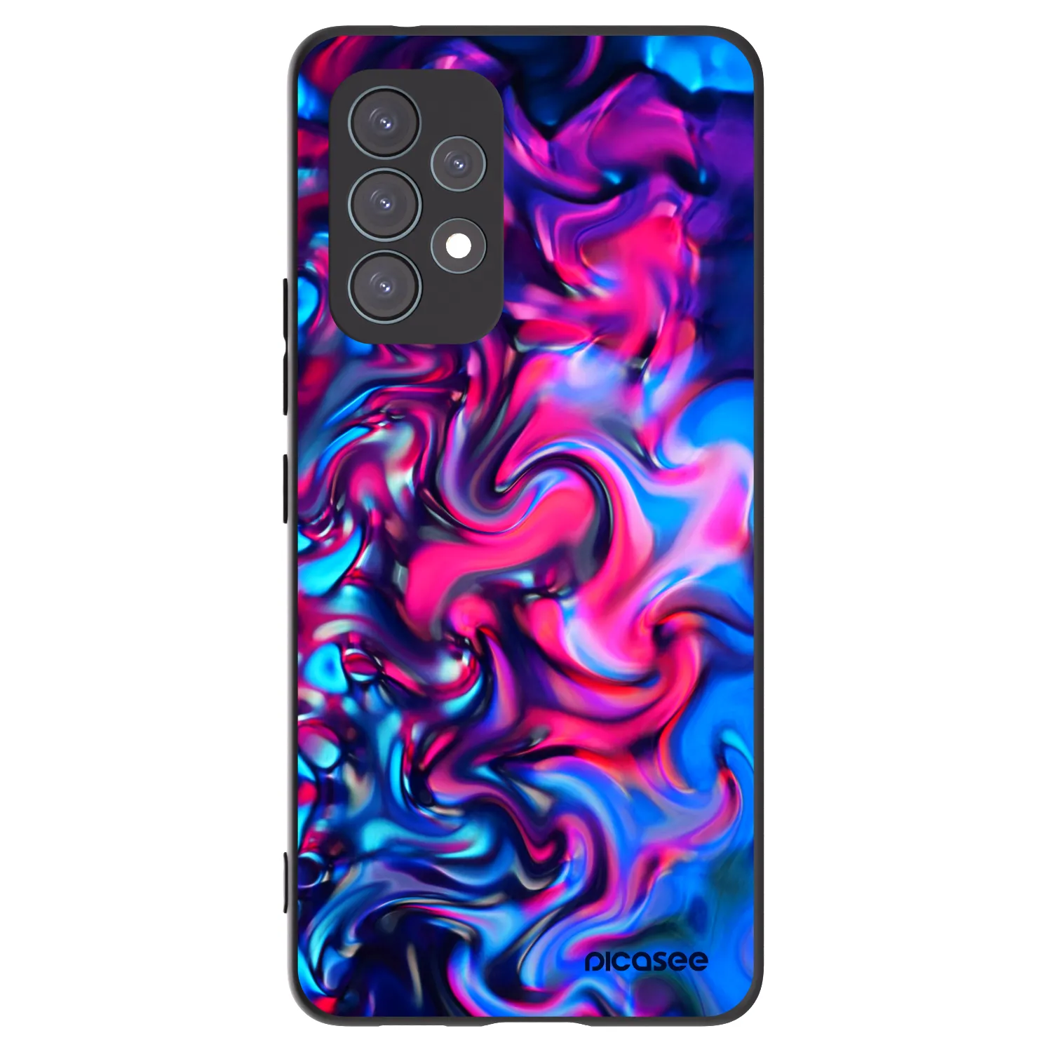 Picasee fekete szilikon tok az alábbi mobiltelefonokra Samsung Galaxy A53 5G A536 - Redlight
