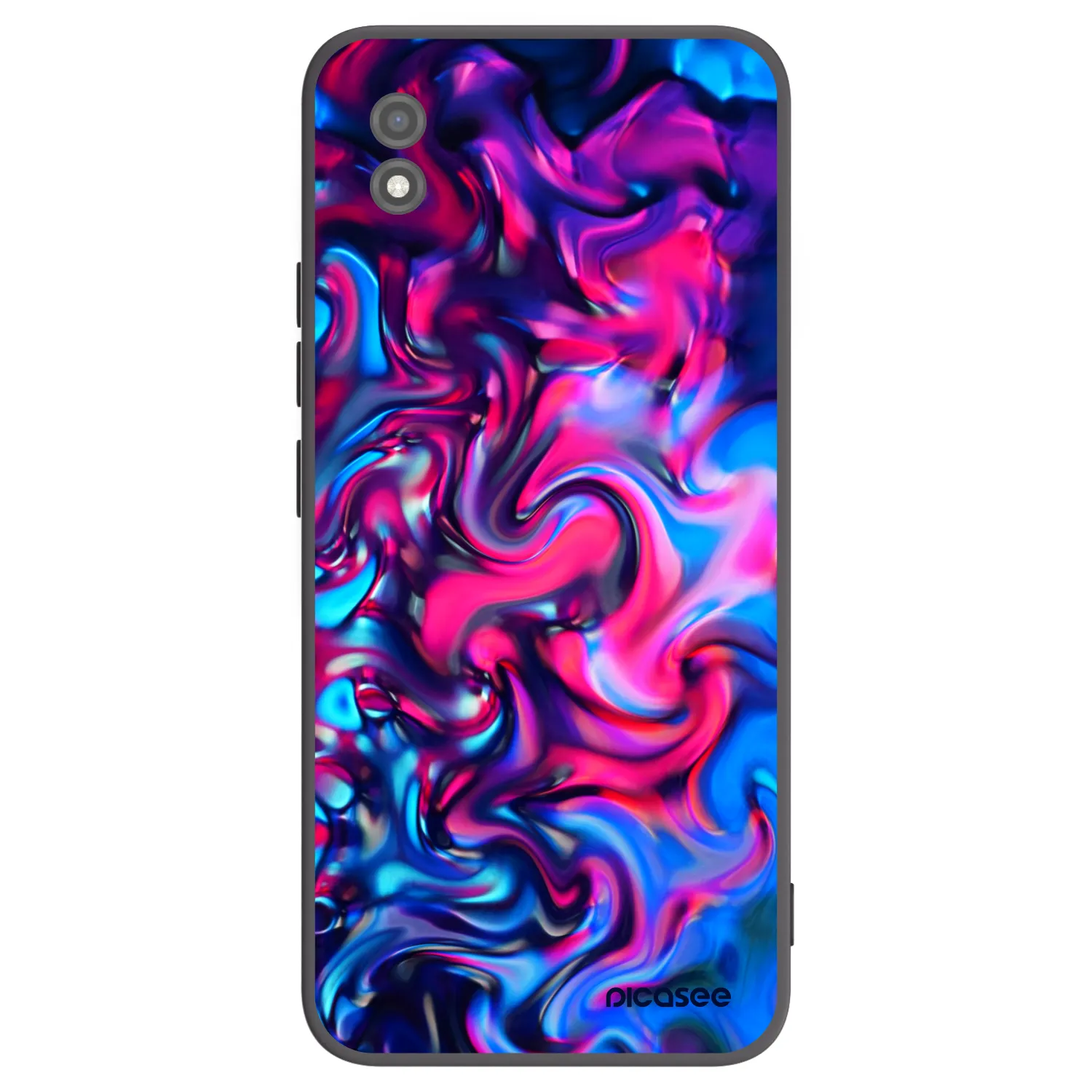 Picasee fekete szilikon tok az alábbi mobiltelefonokra Realme C11 (2021) - Redlight