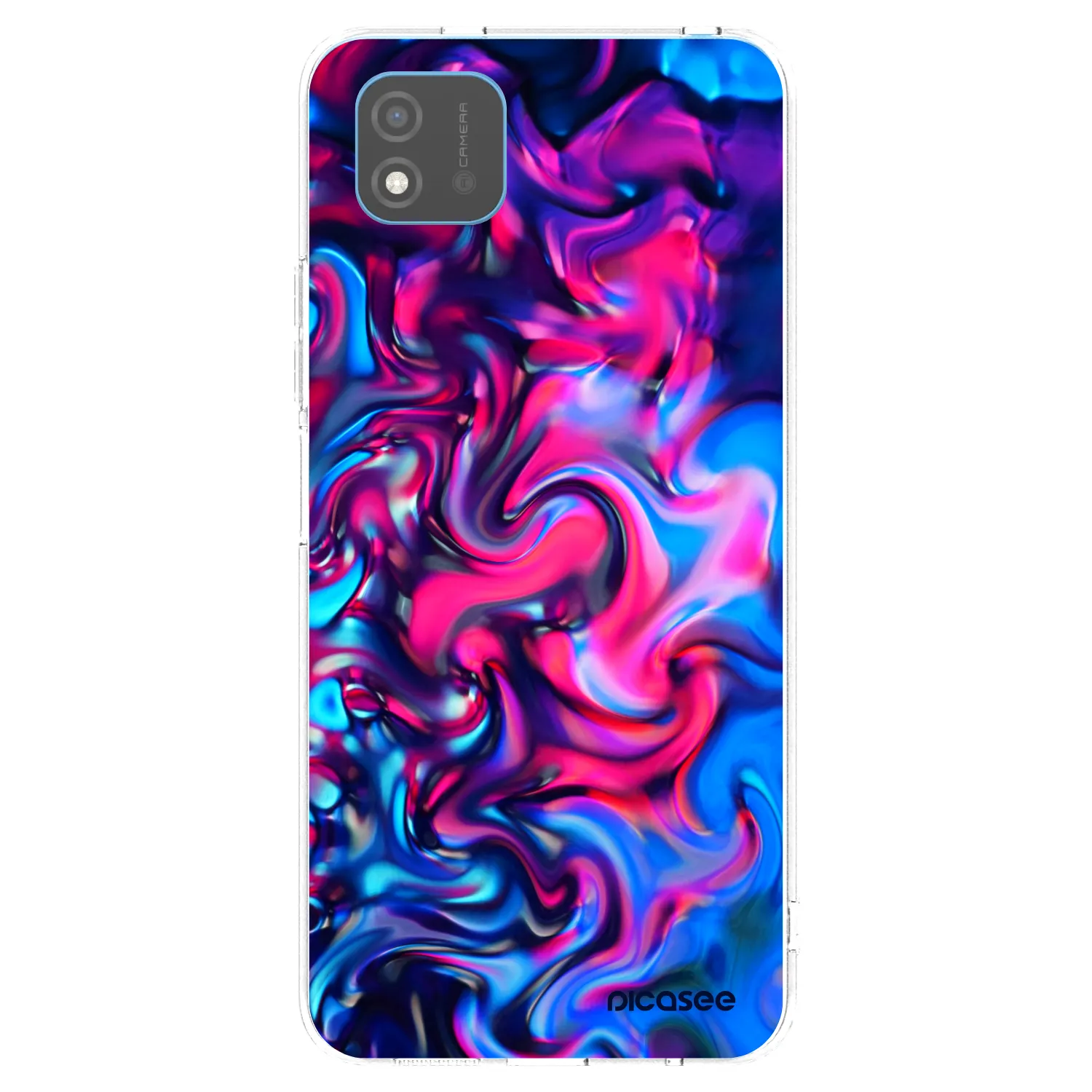 Picasee átlátszó szilikon tok az alábbi mobiltelefonokra Realme C11 (2021) - Redlight
