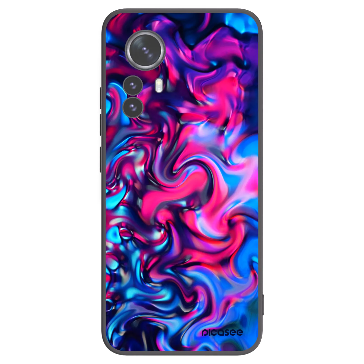 Picasee fekete szilikon tok az alábbi mobiltelefonokra Xiaomi 12 Pro - Redlight