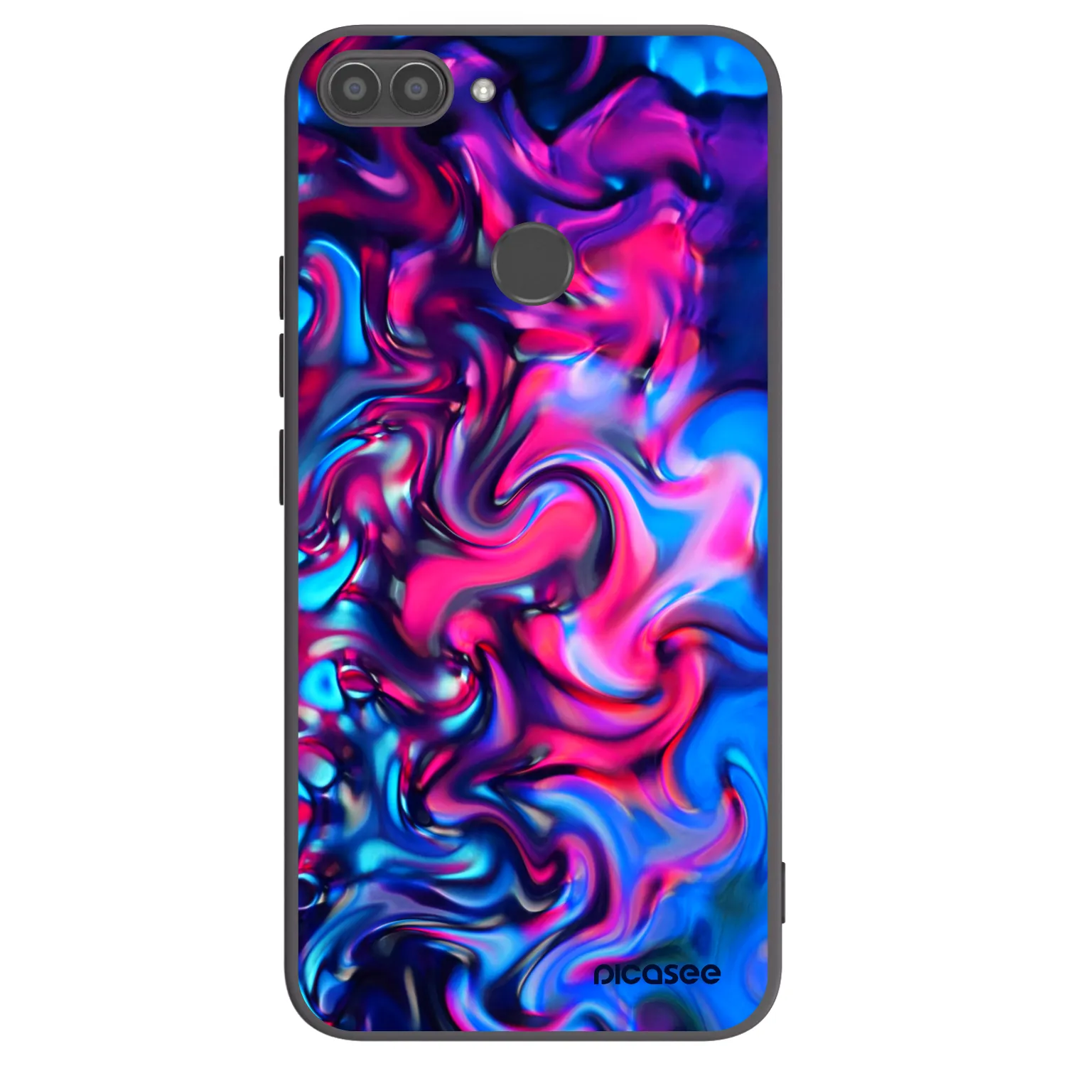 Picasee fekete szilikon tok az alábbi mobiltelefonokra Huawei P Smart - Redlight