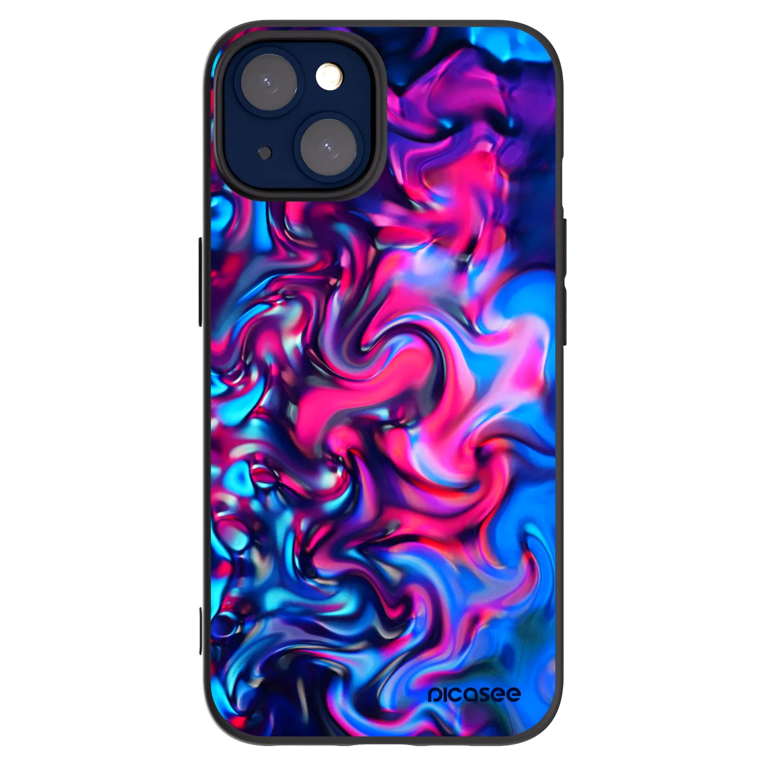 Picasee fekete szilikon tok az alábbi mobiltelefonokra Apple iPhone 14 - Redlight