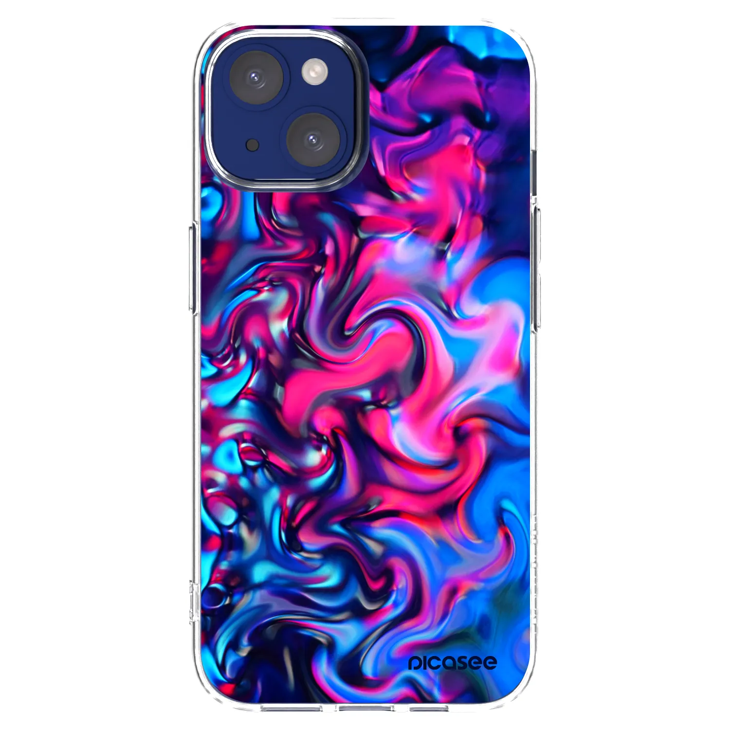 Picasee átlátszó szilikon tok az alábbi mobiltelefonokra Apple iPhone 14 - Redlight