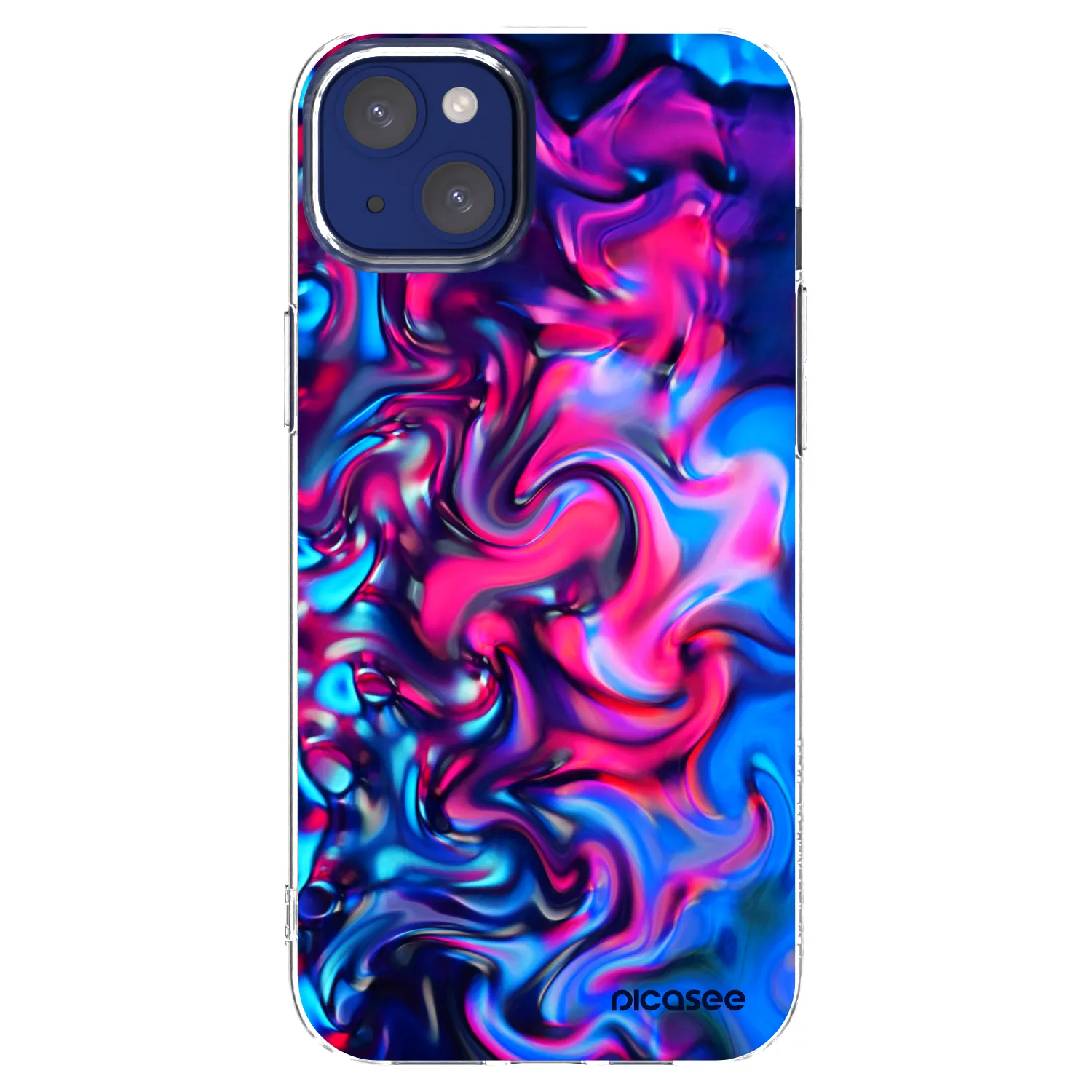Picasee átlátszó szilikon tok az alábbi mobiltelefonokra Apple iPhone 14 Plus - Redlight