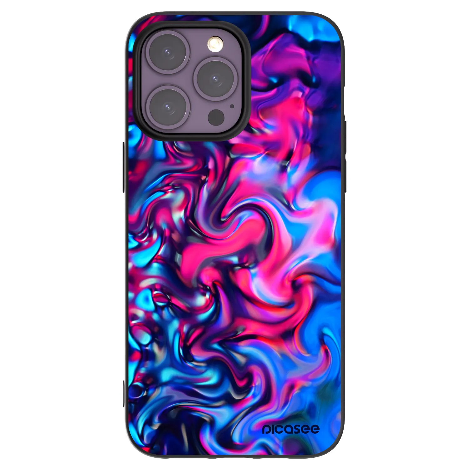 Picasee fekete szilikon tok az alábbi mobiltelefonokra Apple iPhone 14 Pro Max - Redlight