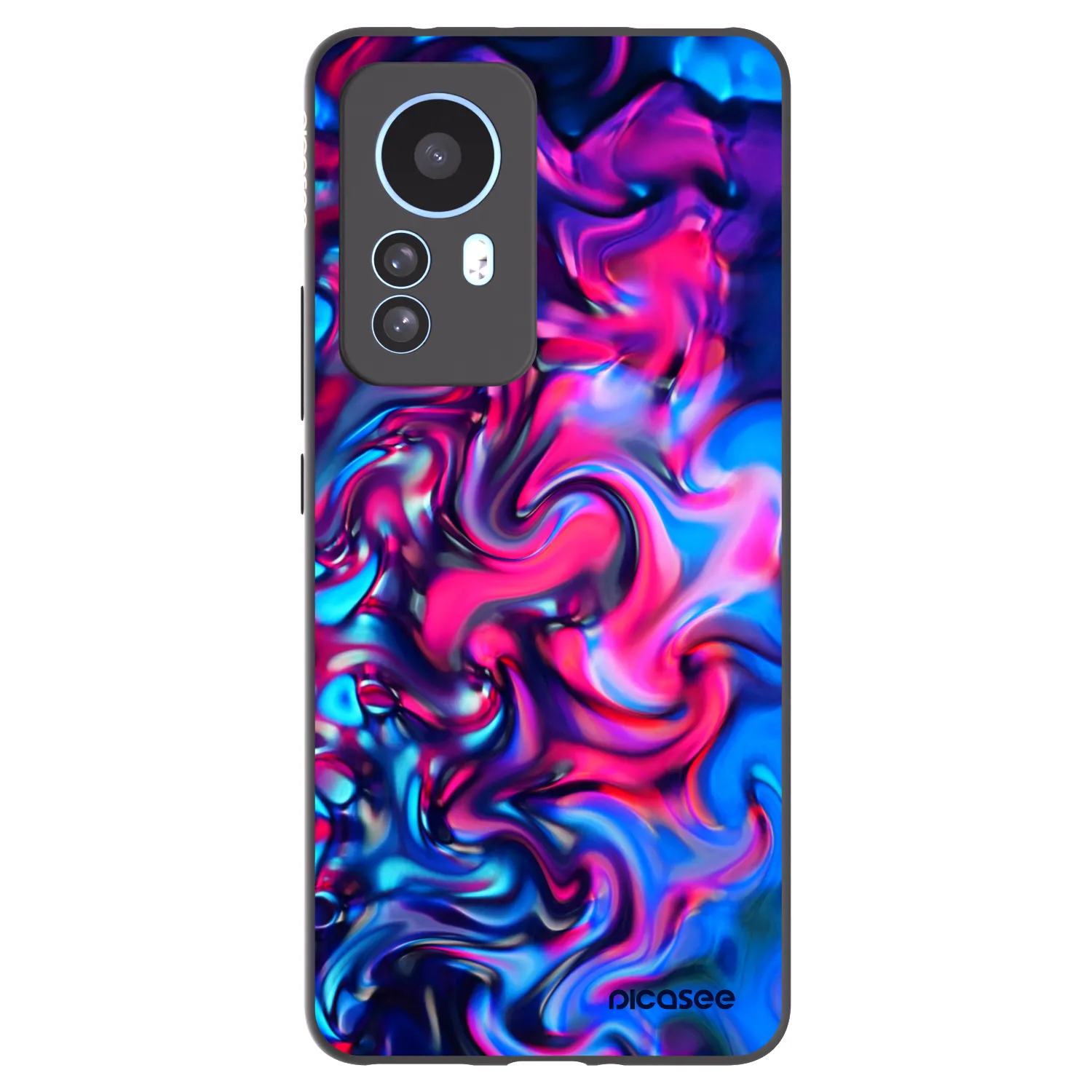 Picasee fekete szilikon tok az alábbi mobiltelefonokra Xiaomi 12T - Redlight