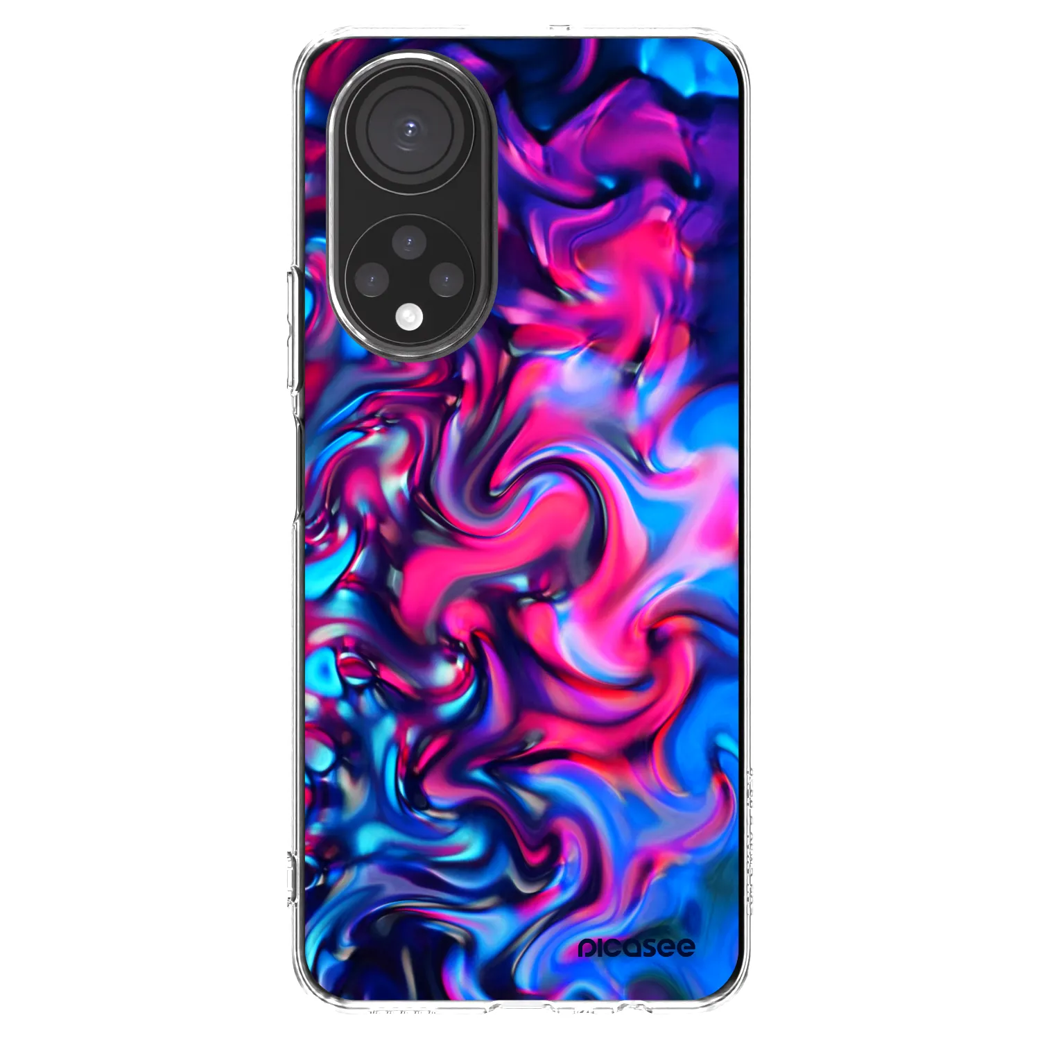 Picasee átlátszó szilikon tok az alábbi mobiltelefonokra Honor X7 - Redlight