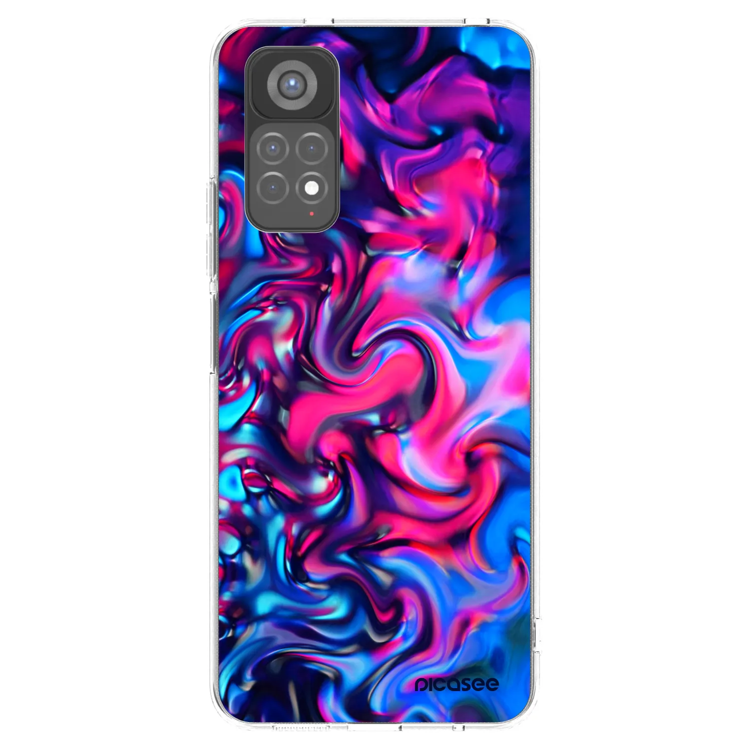 Picasee átlátszó szilikon tok az alábbi mobiltelefonokra Xiaomi Redmi Note 11S 5G - Redlight