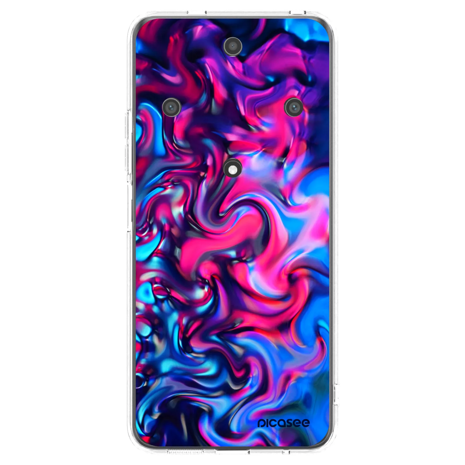 Picasee átlátszó szilikon tok az alábbi mobiltelefonokra Honor Magic5 Lite 5G - Redlight