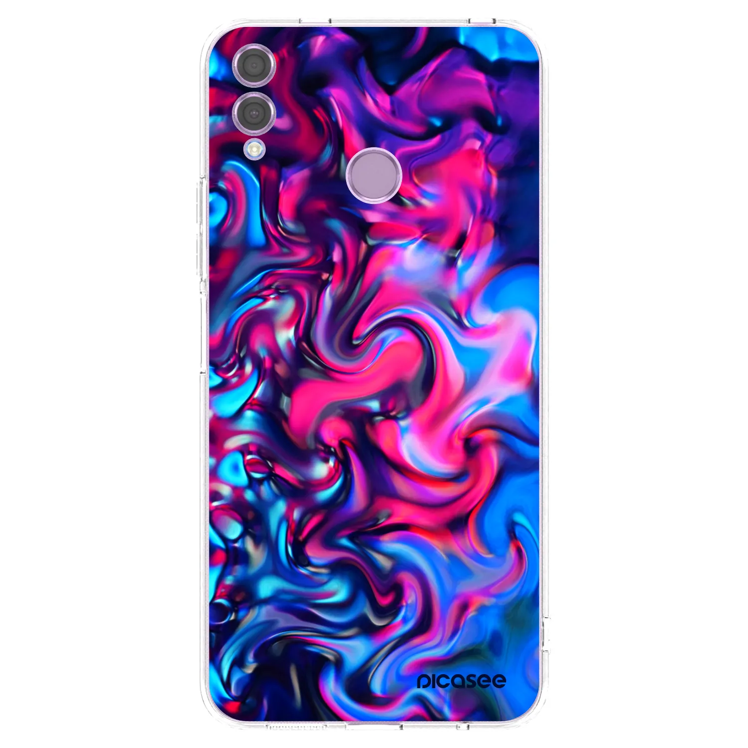 Picasee átlátszó szilikon tok az alábbi mobiltelefonokra Honor 8X - Redlight