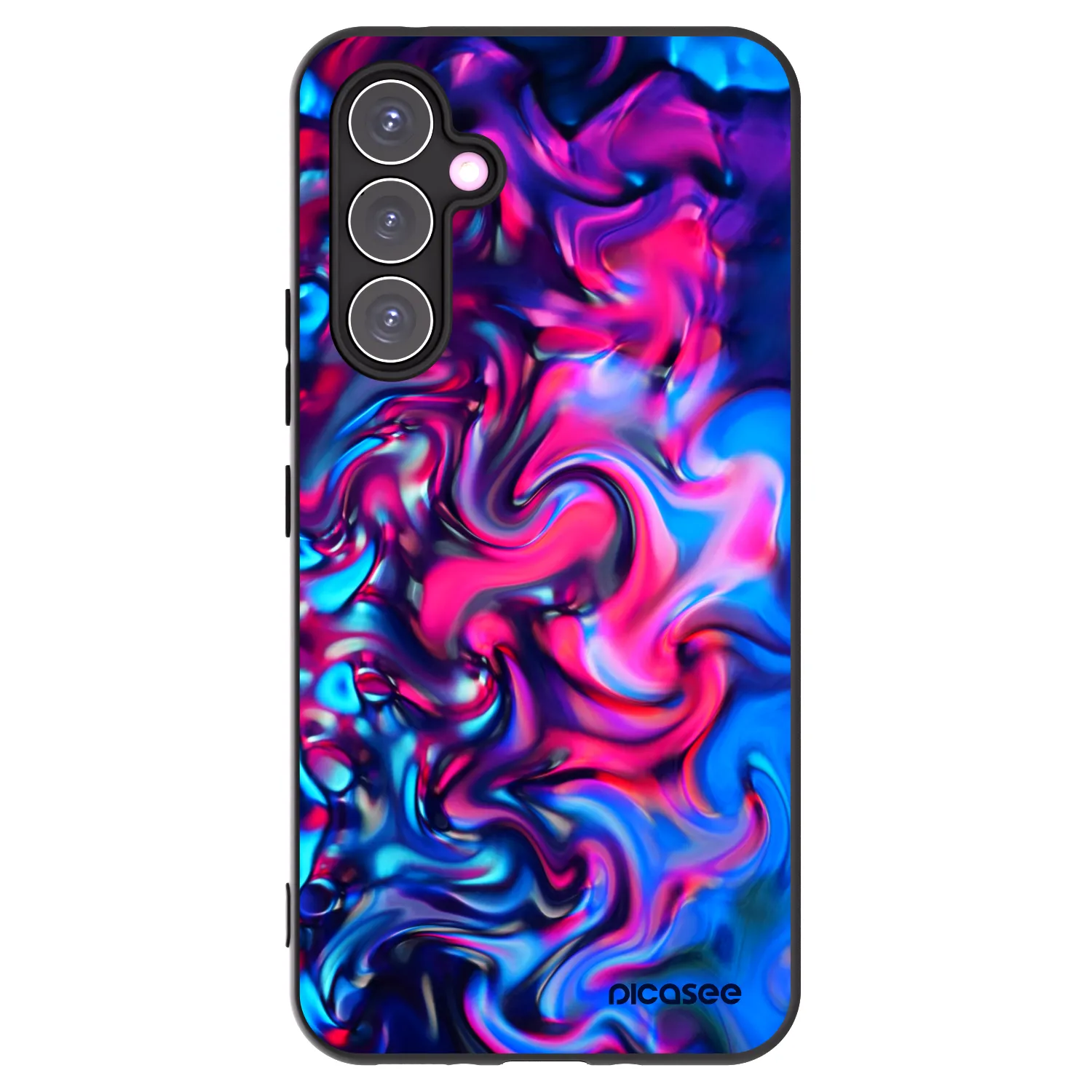 Picasee fekete szilikon tok az alábbi mobiltelefonokra Samsung Galaxy A54 5G A546B - Redlight