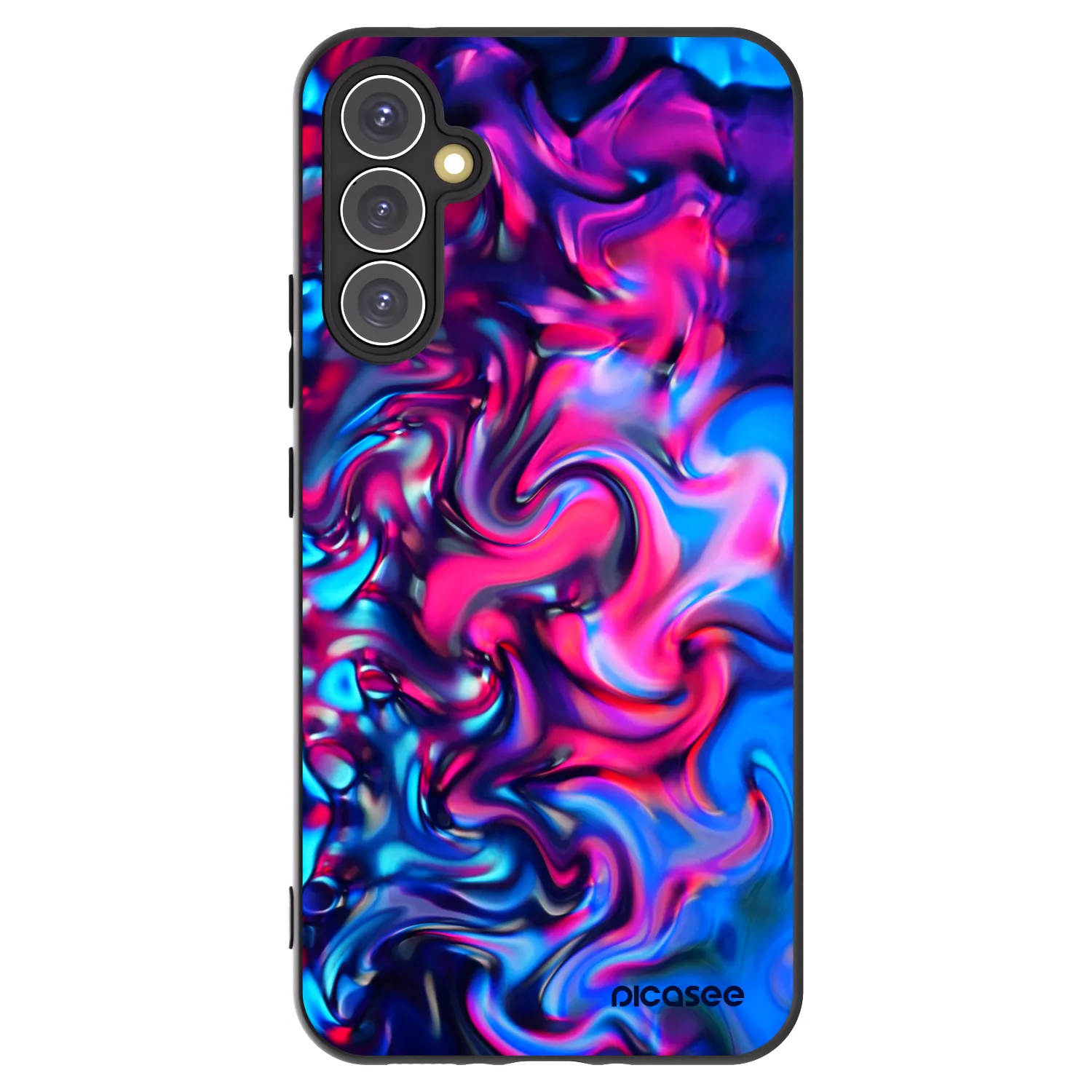 Picasee fekete szilikon tok az alábbi mobiltelefonokra Samsung Galaxy A34 5G A346B - Redlight