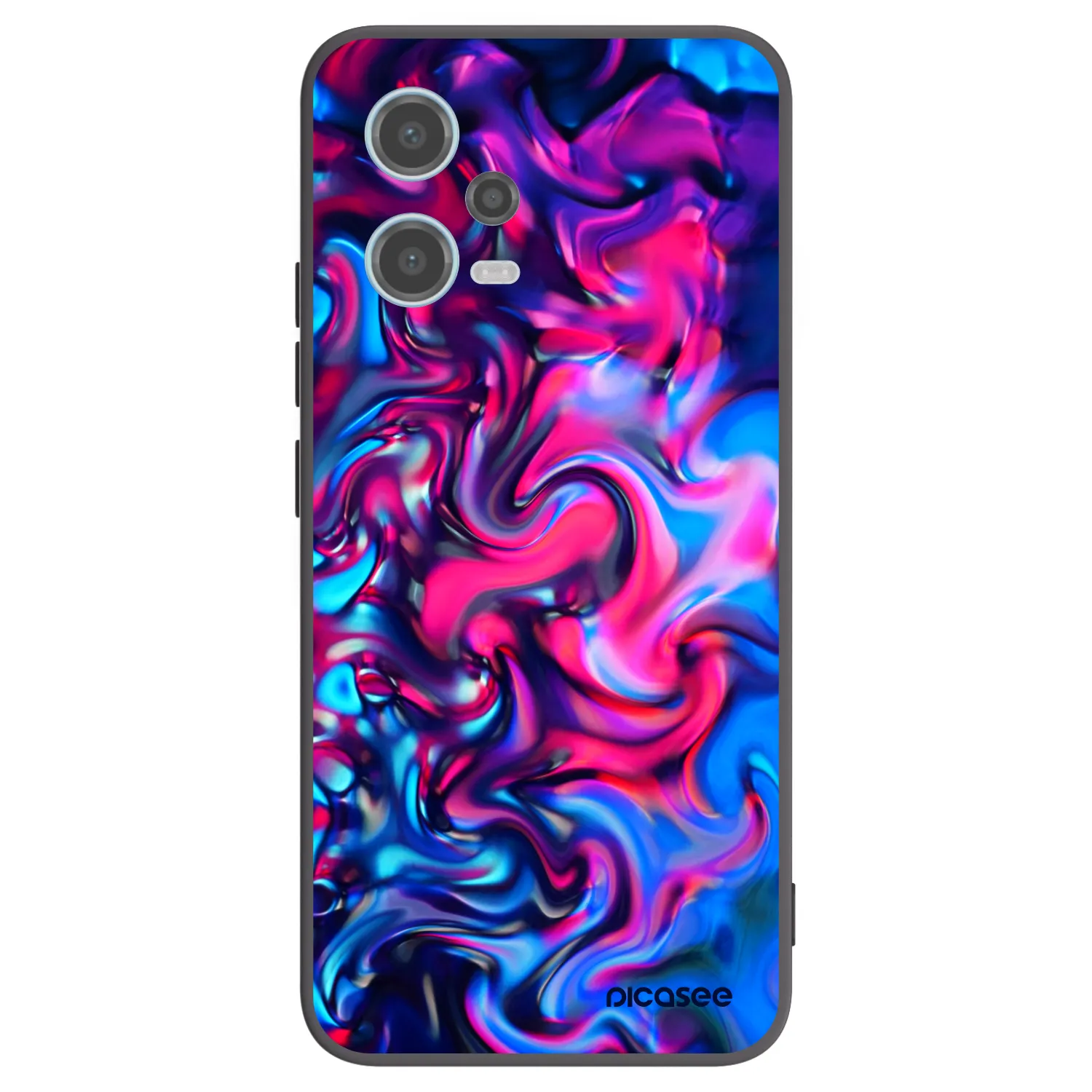 Picasee fekete szilikon tok az alábbi mobiltelefonokra Xiaomi Redmi Note 12 5G - Redlight