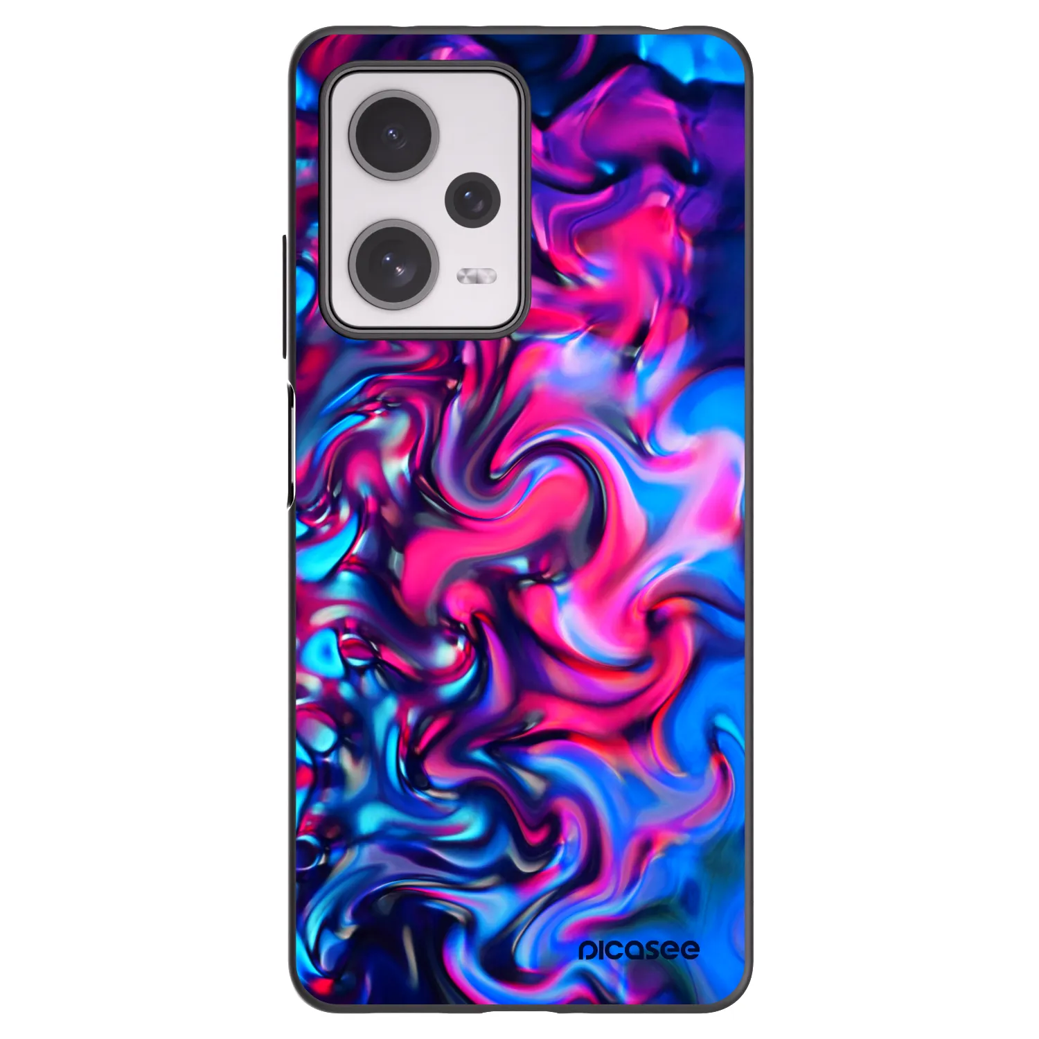 Picasee fekete szilikon tok az alábbi mobiltelefonokra Xiaomi Redmi Note 12 Pro+ 5G - Redlight