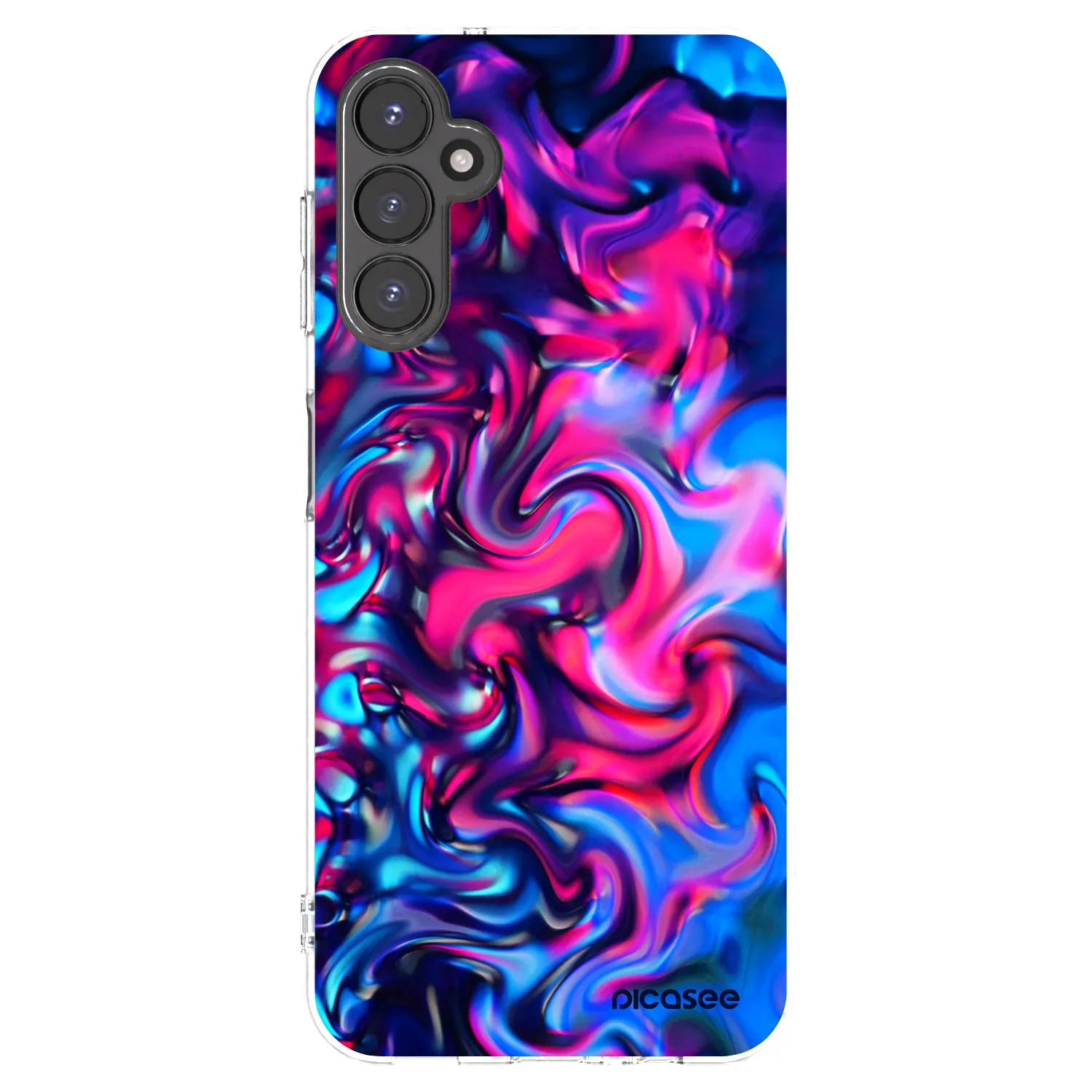 Picasee átlátszó szilikon tok az alábbi mobiltelefonokra Samsung Galaxy A14 5G A146P - Redlight