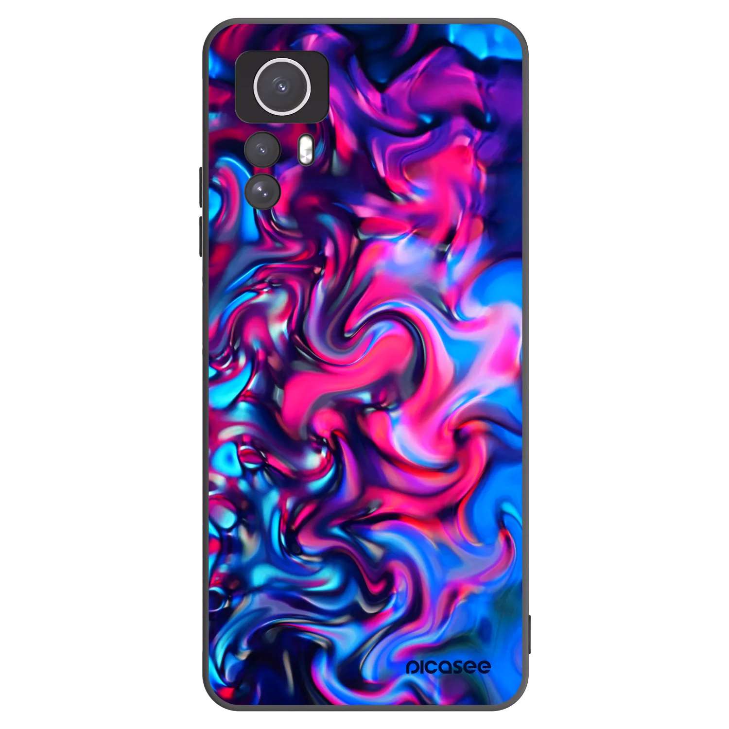 Picasee fekete szilikon tok az alábbi mobiltelefonokra Xiaomi Redmi Note 12S - Redlight