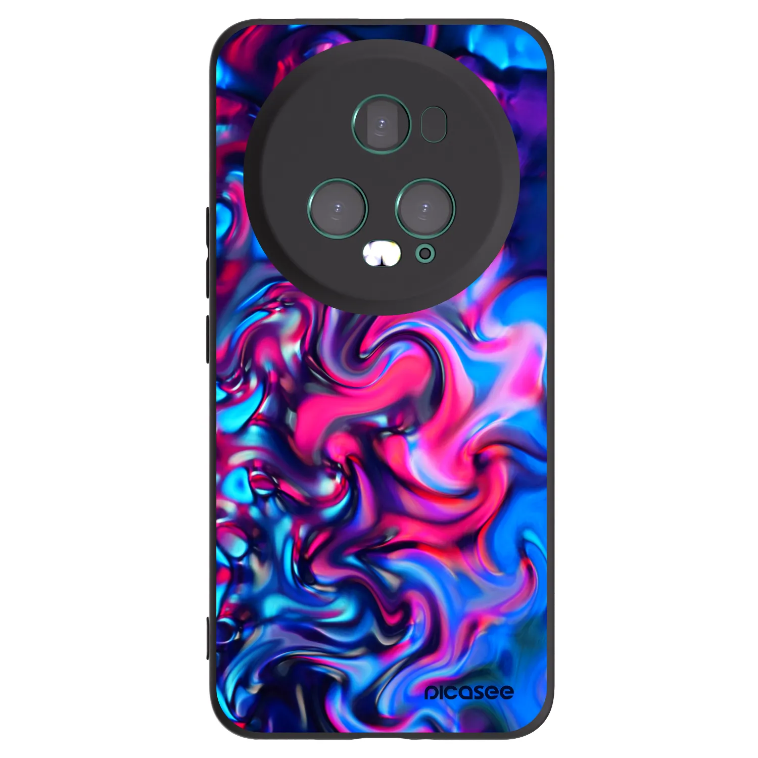 Picasee fekete szilikon tok az alábbi mobiltelefonokra Honor Magic5 Pro - Redlight
