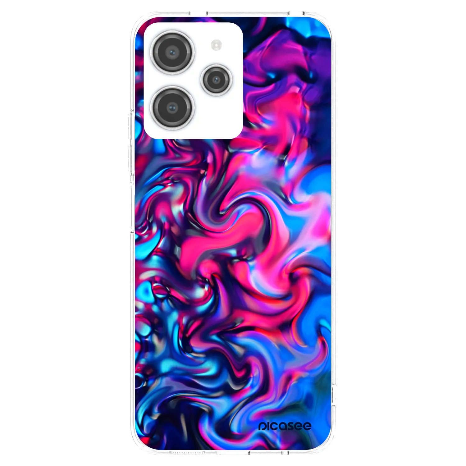 Picasee átlátszó szilikon tok az alábbi mobiltelefonokra Xiaomi Redmi 12 4G - Redlight