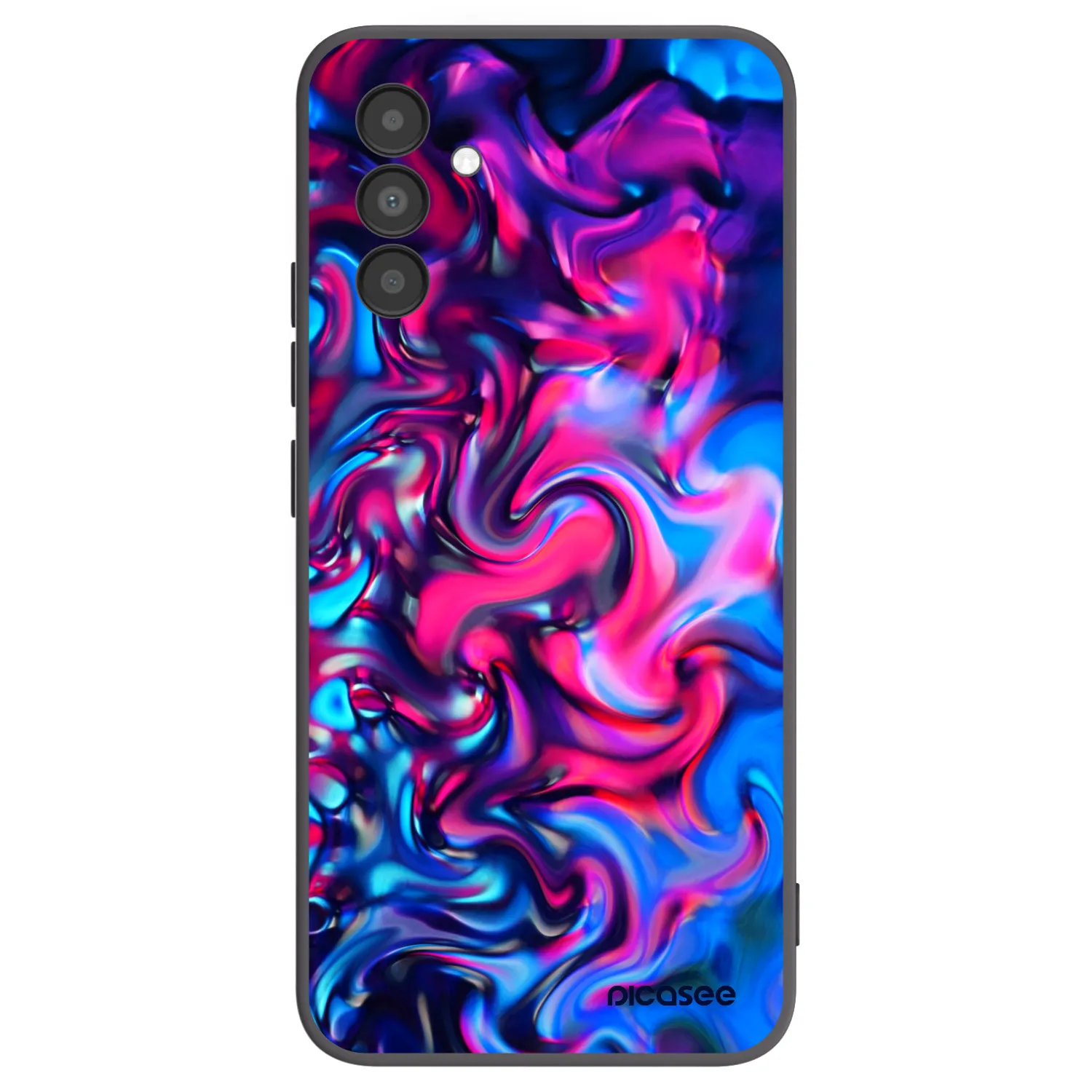 Picasee fekete szilikon tok az alábbi mobiltelefonokra Samsung Galaxy A04s A047F - Redlight