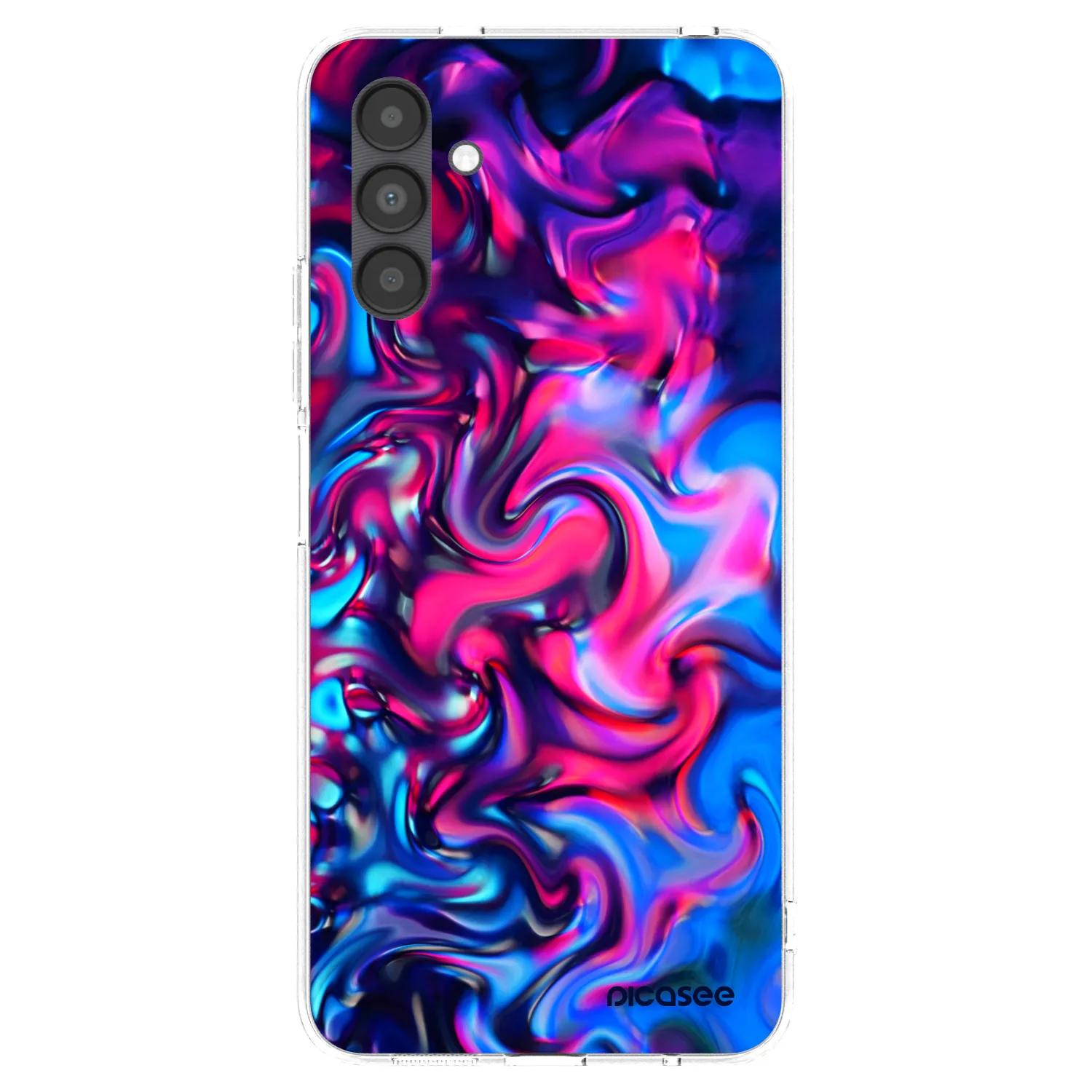 Picasee átlátszó szilikon tok az alábbi mobiltelefonokra Samsung Galaxy A04s A047F - Redlight