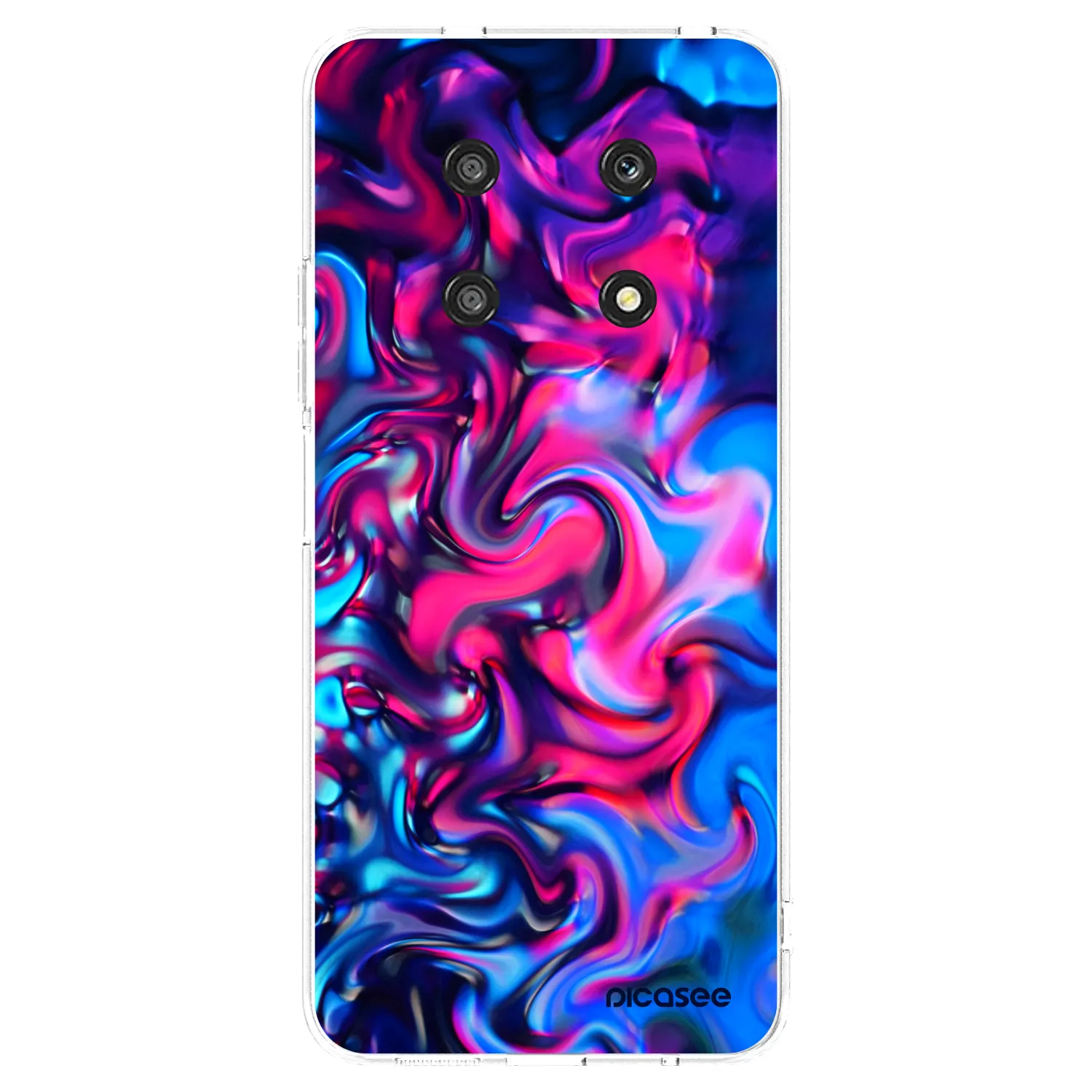 Picasee átlátszó szilikon tok az alábbi mobiltelefonokra Honor Magic4 Lite 5G - Redlight