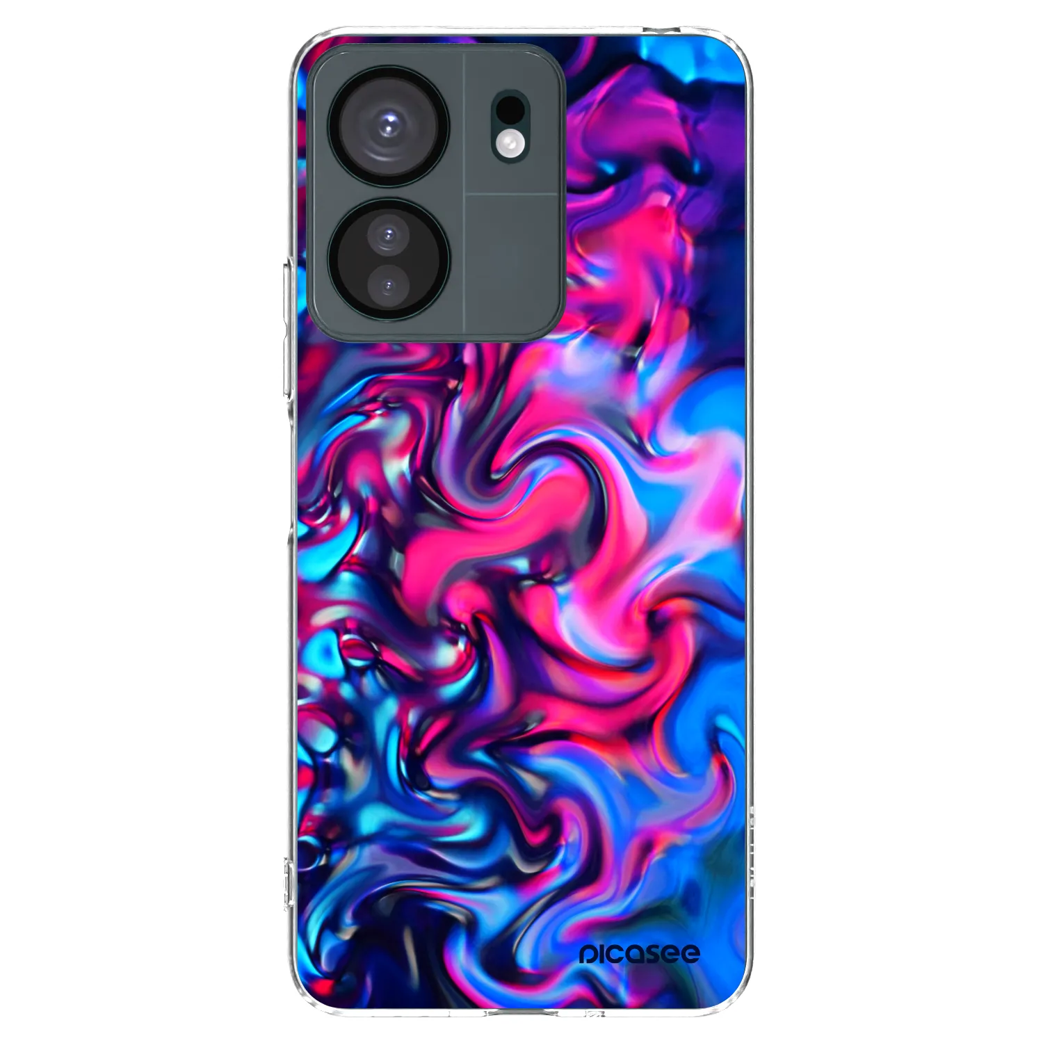 Picasee átlátszó szilikon tok az alábbi mobiltelefonokra Xiaomi Redmi 13C 4G - Redlight