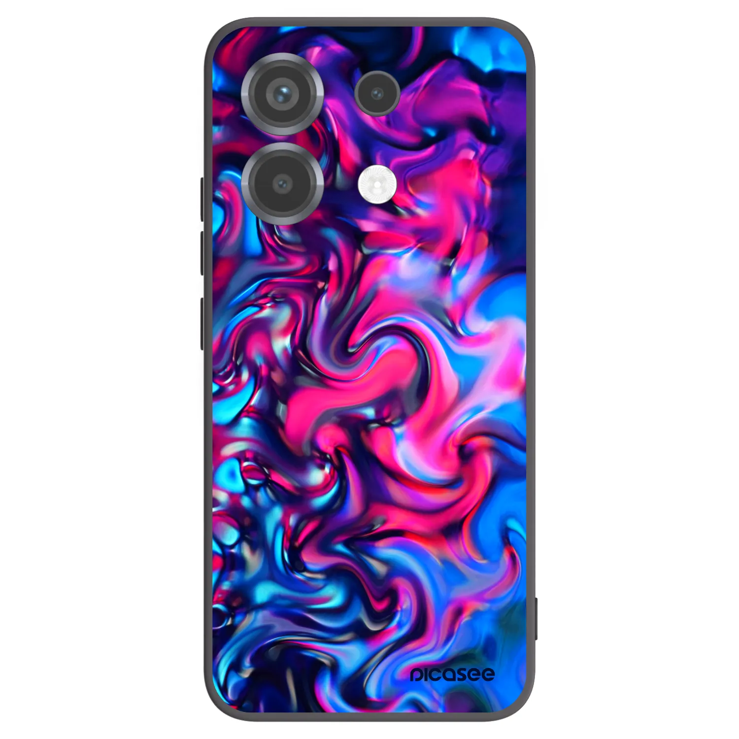 Picasee fekete szilikon tok az alábbi mobiltelefonokra Xiaomi Poco X6 - Redlight