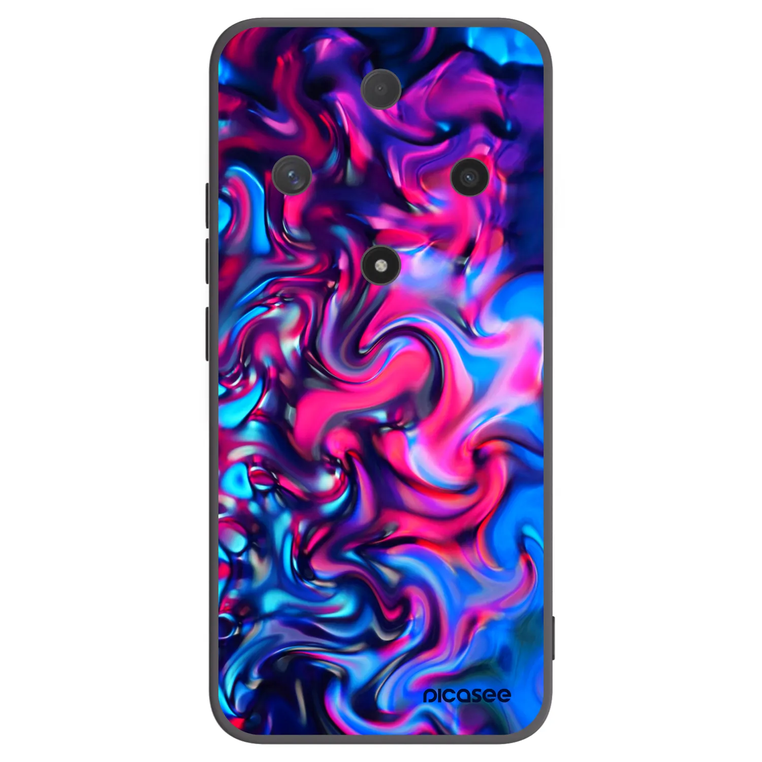 Picasee fekete szilikon tok az alábbi mobiltelefonokra Honor Magic6 Lite 5G - Redlight