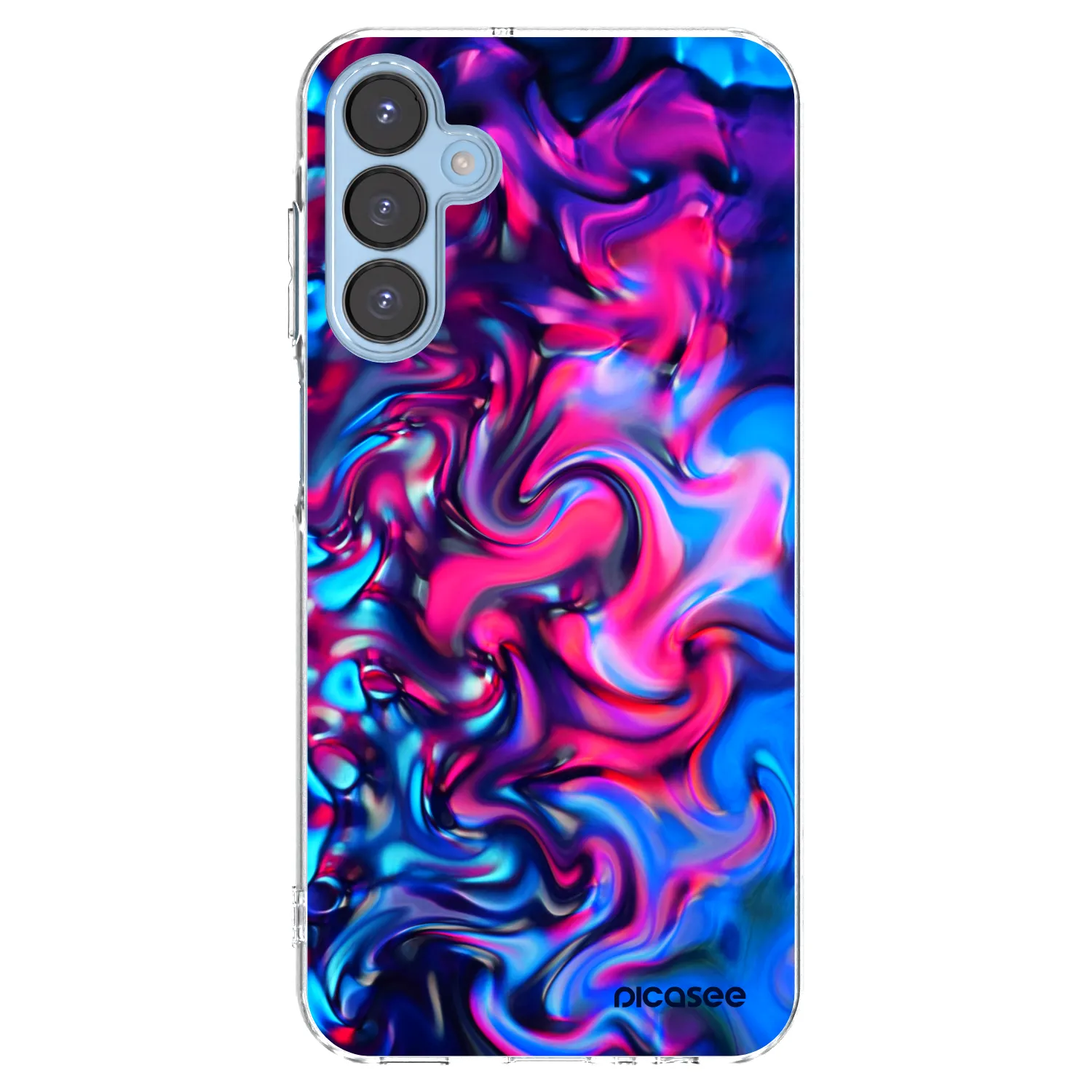 Picasee átlátszó szilikon tok az alábbi mobiltelefonokra Samsung Galaxy A15 A156B 5G - Redlight