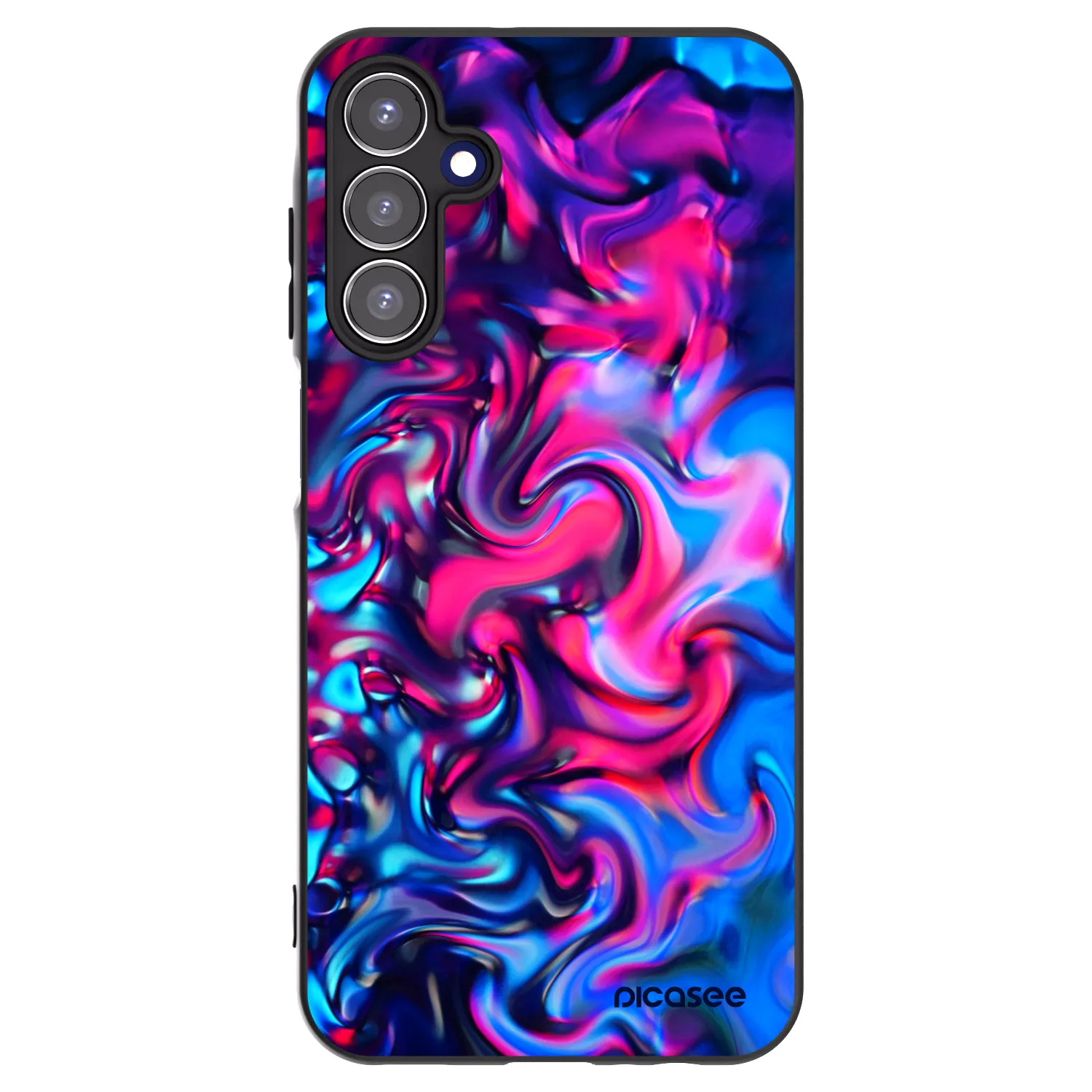 Picasee fekete szilikon tok az alábbi mobiltelefonokra Samsung Galaxy A15 A155F 4G - Redlight