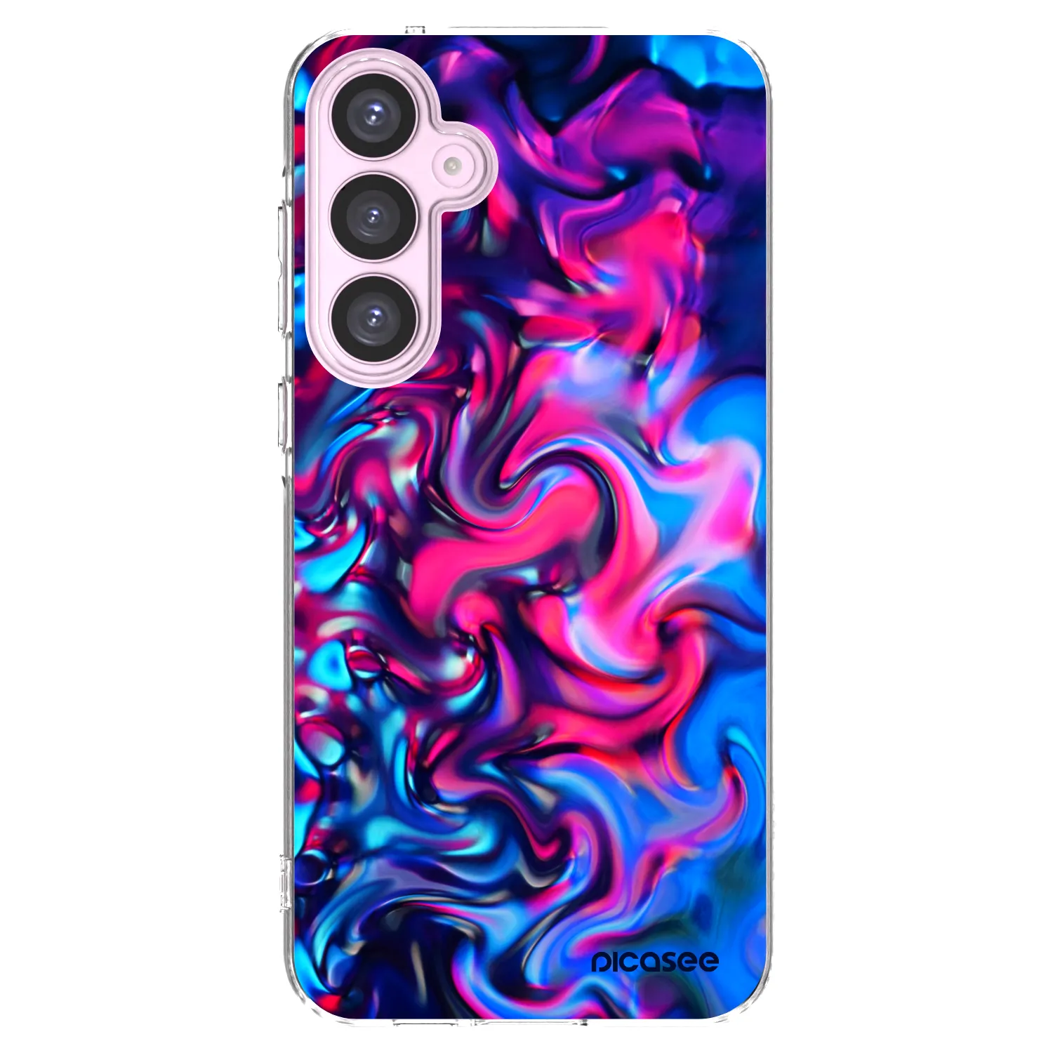 Picasee átlátszó szilikon tok az alábbi mobiltelefonokra Samsung Galaxy A55 5G A556B - Redlight