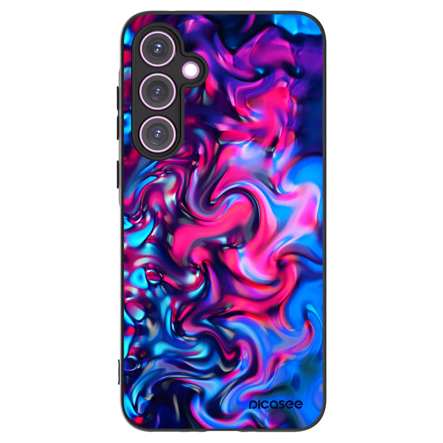 Picasee fekete szilikon tok az alábbi mobiltelefonokra Samsung Galaxy A35 5G A356B - Redlight