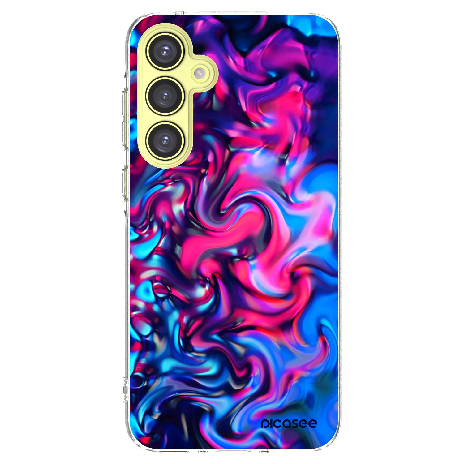 Picasee átlátszó szilikon tok az alábbi mobiltelefonokra Samsung Galaxy A35 5G A356B - Redlight
