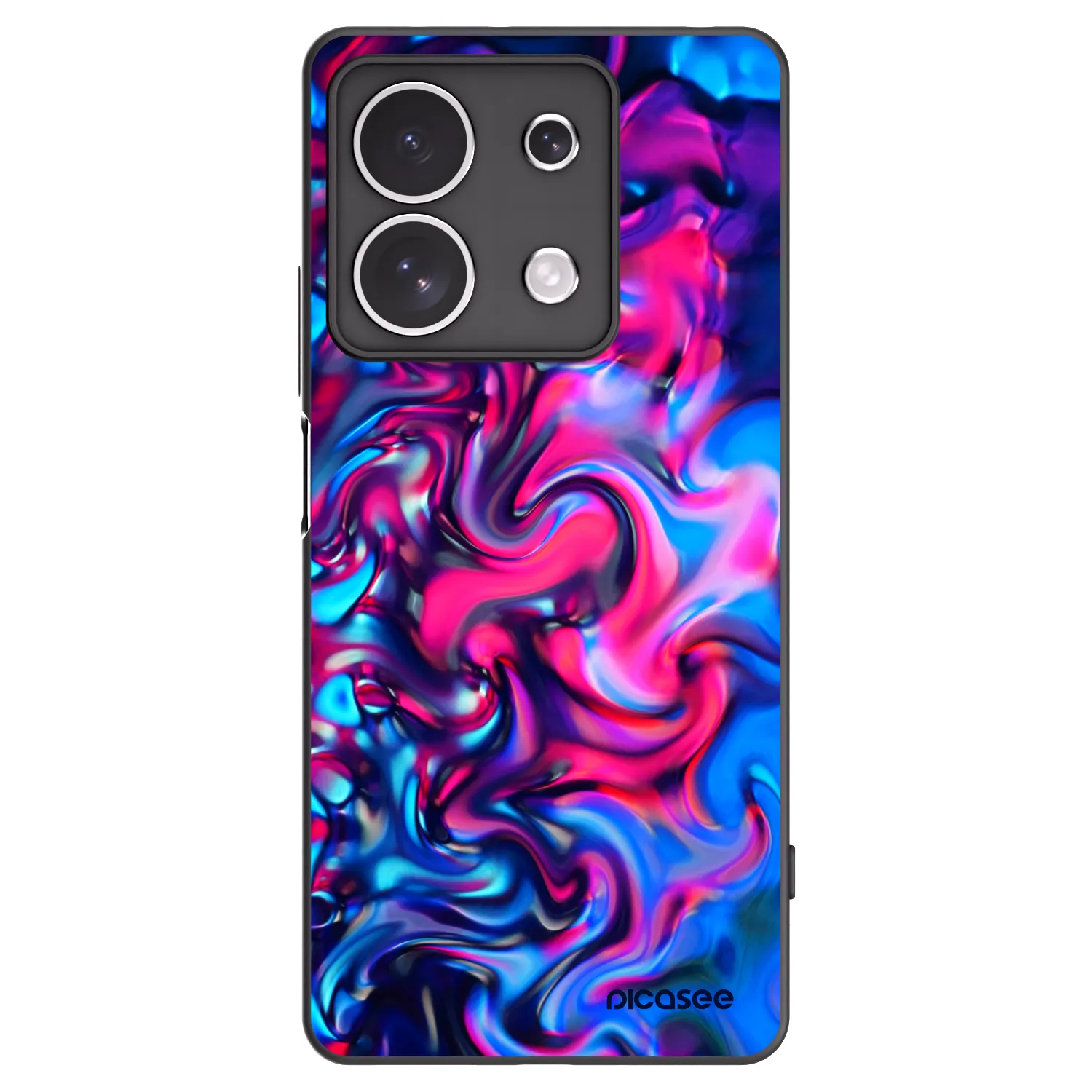 Picasee fekete szilikon tok az alábbi mobiltelefonokra Xiaomi Redmi Note 13 4G - Redlight