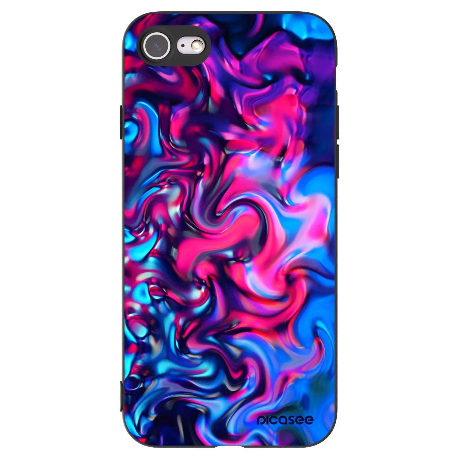 Picasee fekete szilikon tok az alábbi mobiltelefonokra Apple iPhone 8 - Redlight