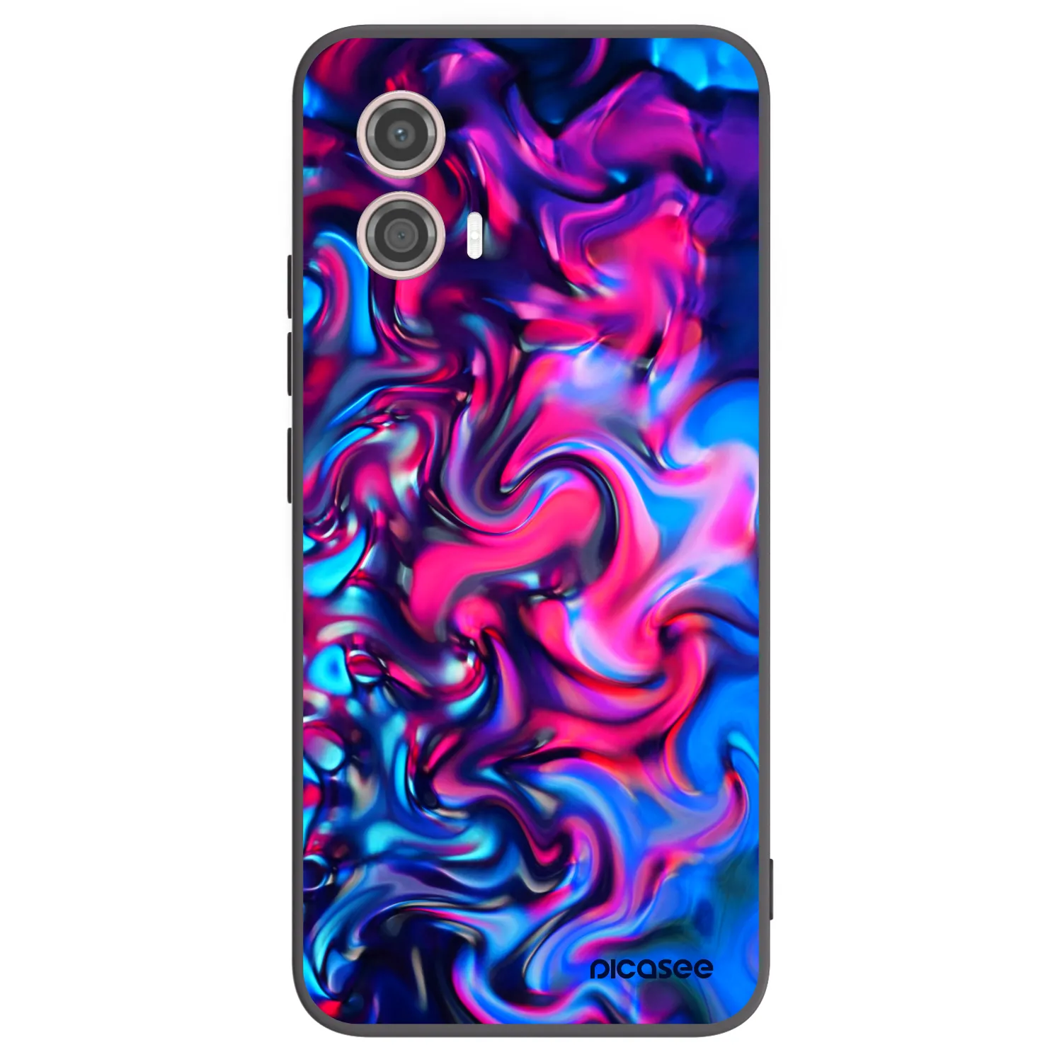 Picasee fekete szilikon tok az alábbi mobiltelefonokra Motorola Moto G53 5G - Redlight