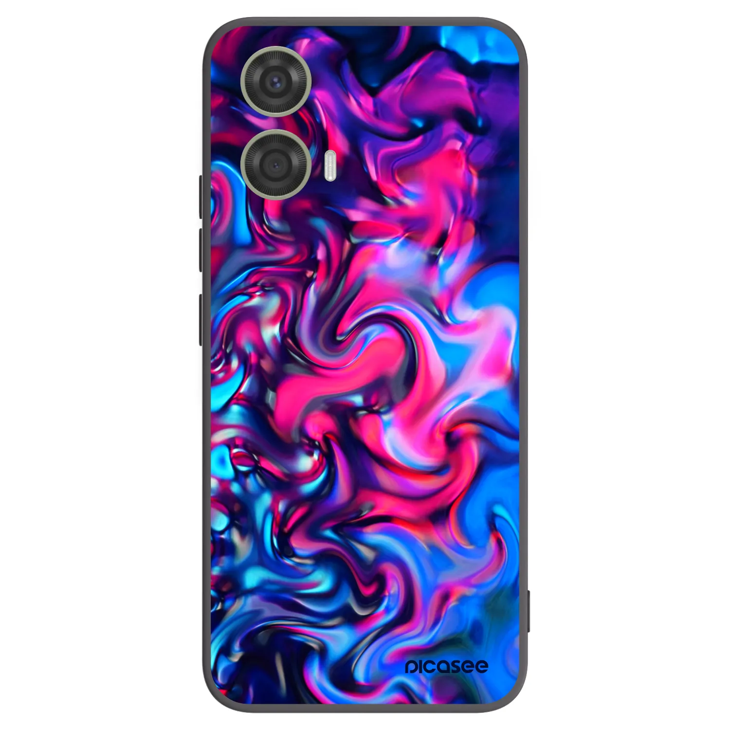 Picasee fekete szilikon tok az alábbi mobiltelefonokra Motorola Moto G24 - Redlight