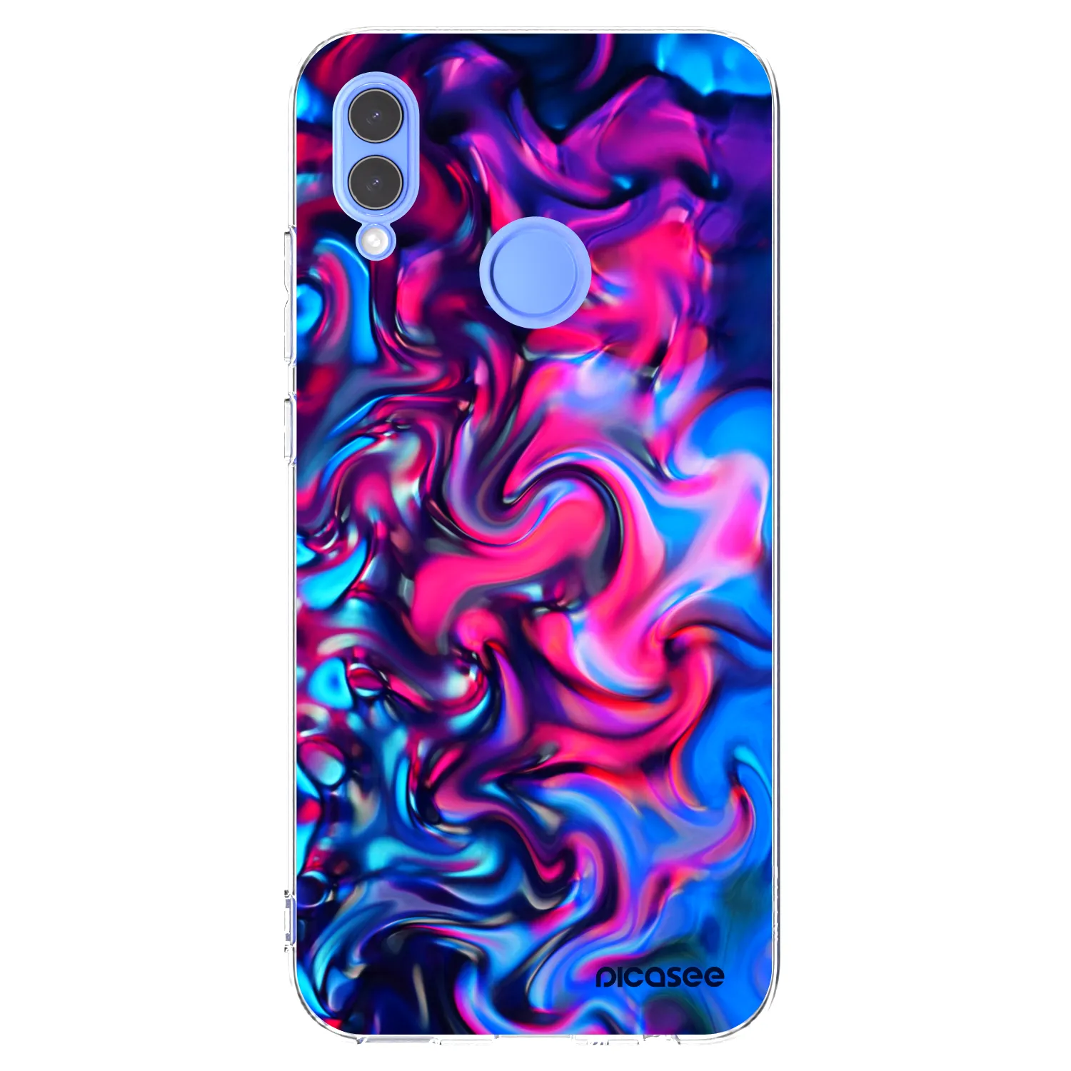 Picasee átlátszó szilikon tok az alábbi mobiltelefonokra Huawei P Smart 2019 - Redlight