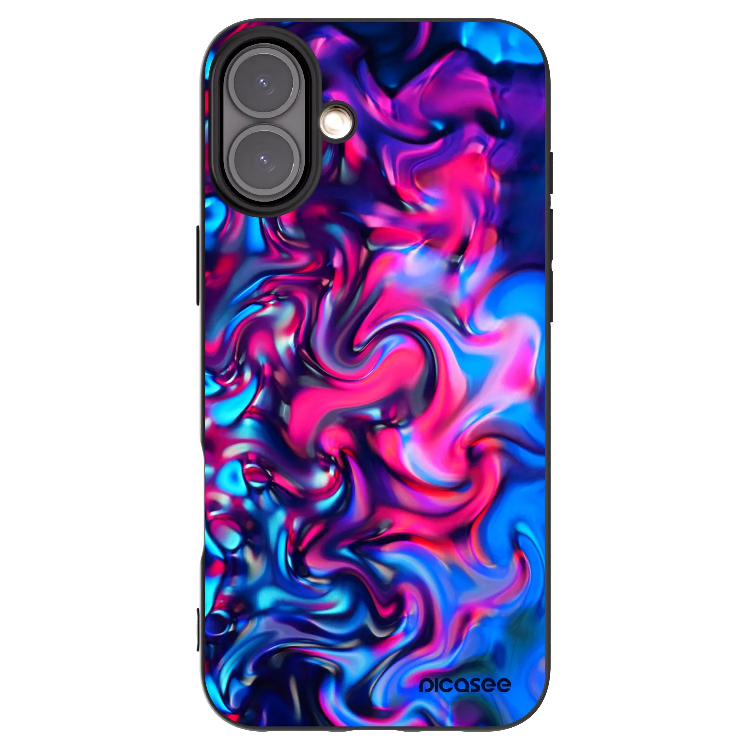 Picasee fekete szilikon tok az alábbi mobiltelefonokra Apple iPhone 16 Plus - Redlight